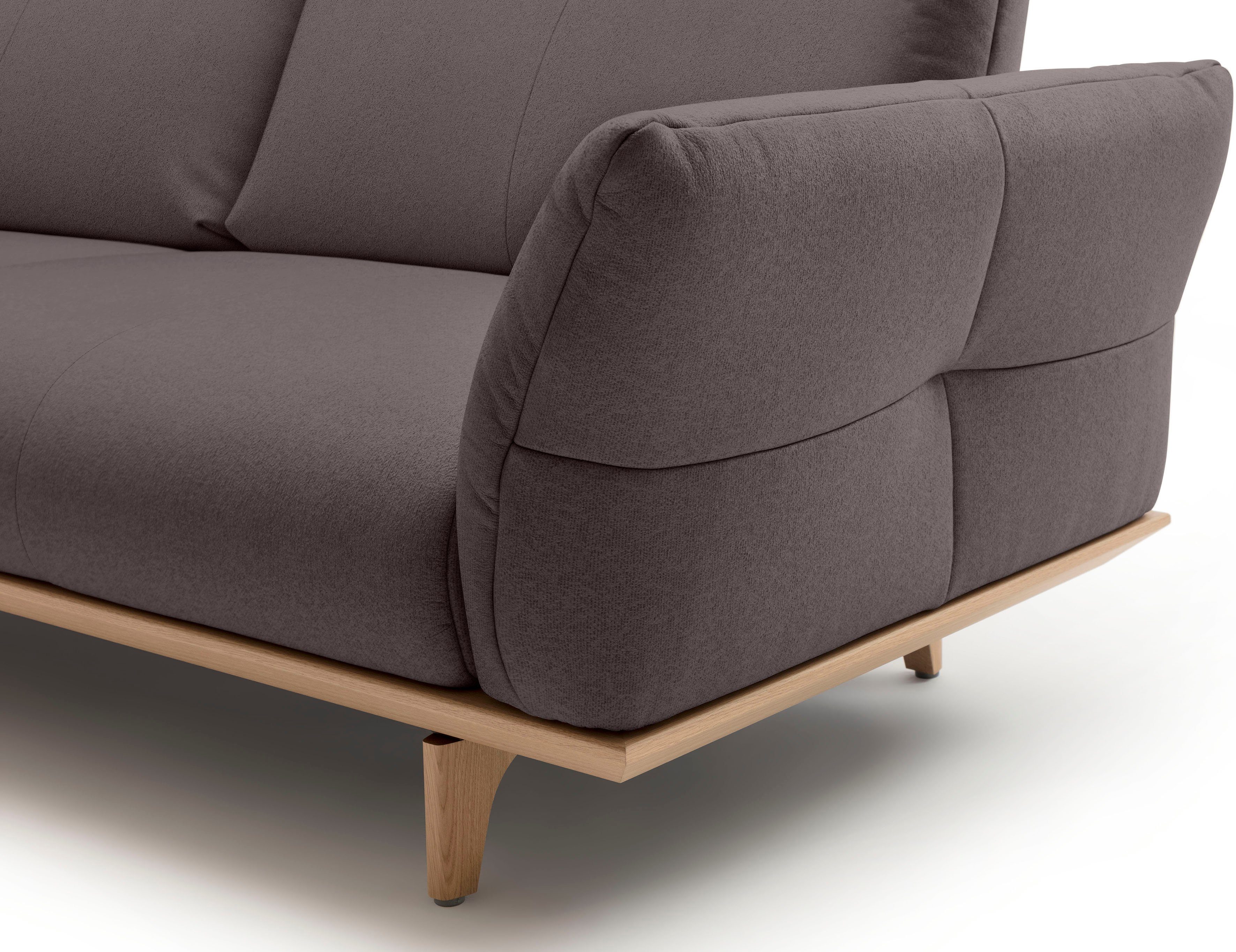 Creation BY ROLF BENZ 3-zitsbank Hs.460 Onderstel in eiken, poten in natuurlijk eiken, breedte 208 cm