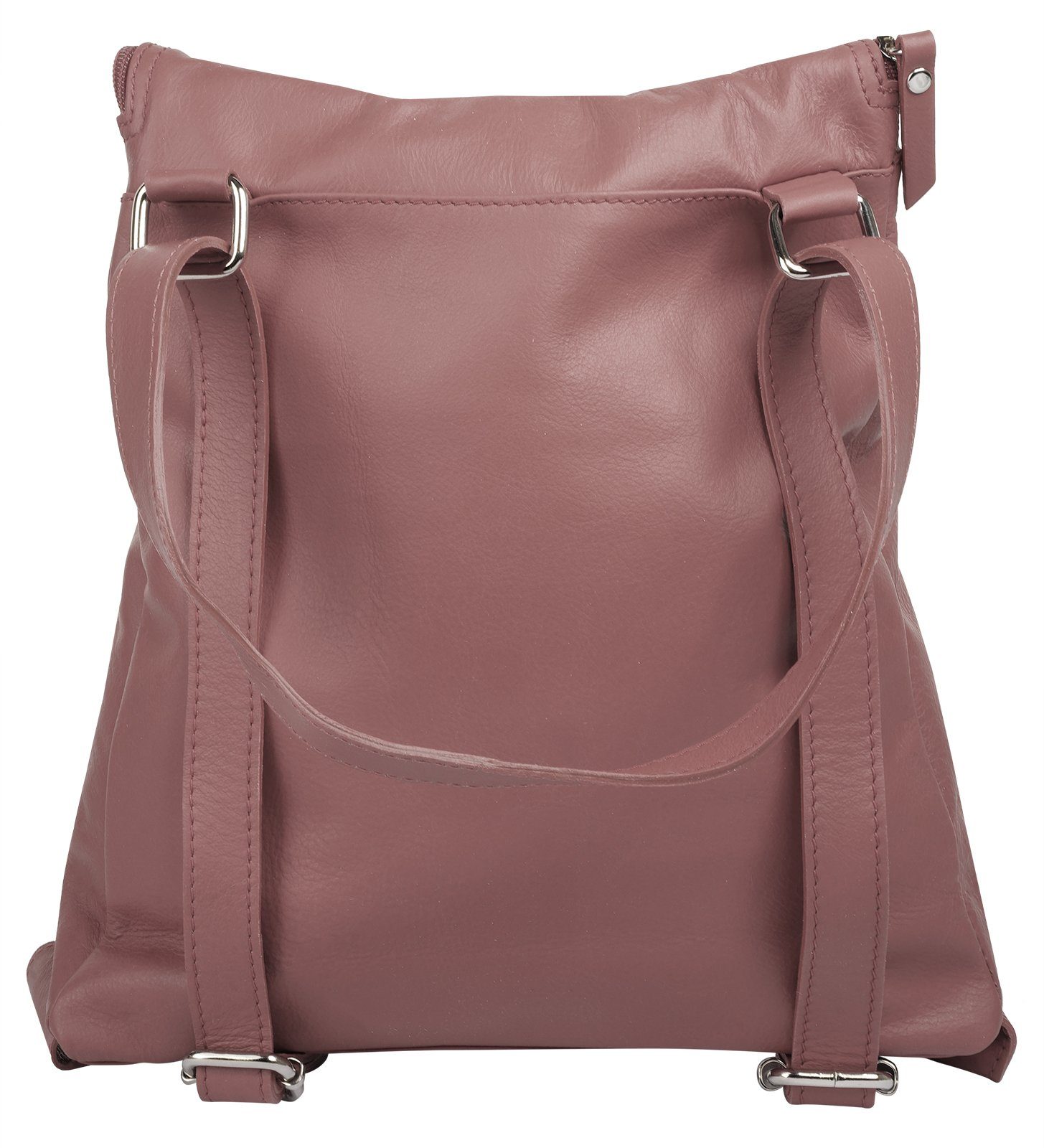 Forty Degrees Rugzak echt leer, made in italy