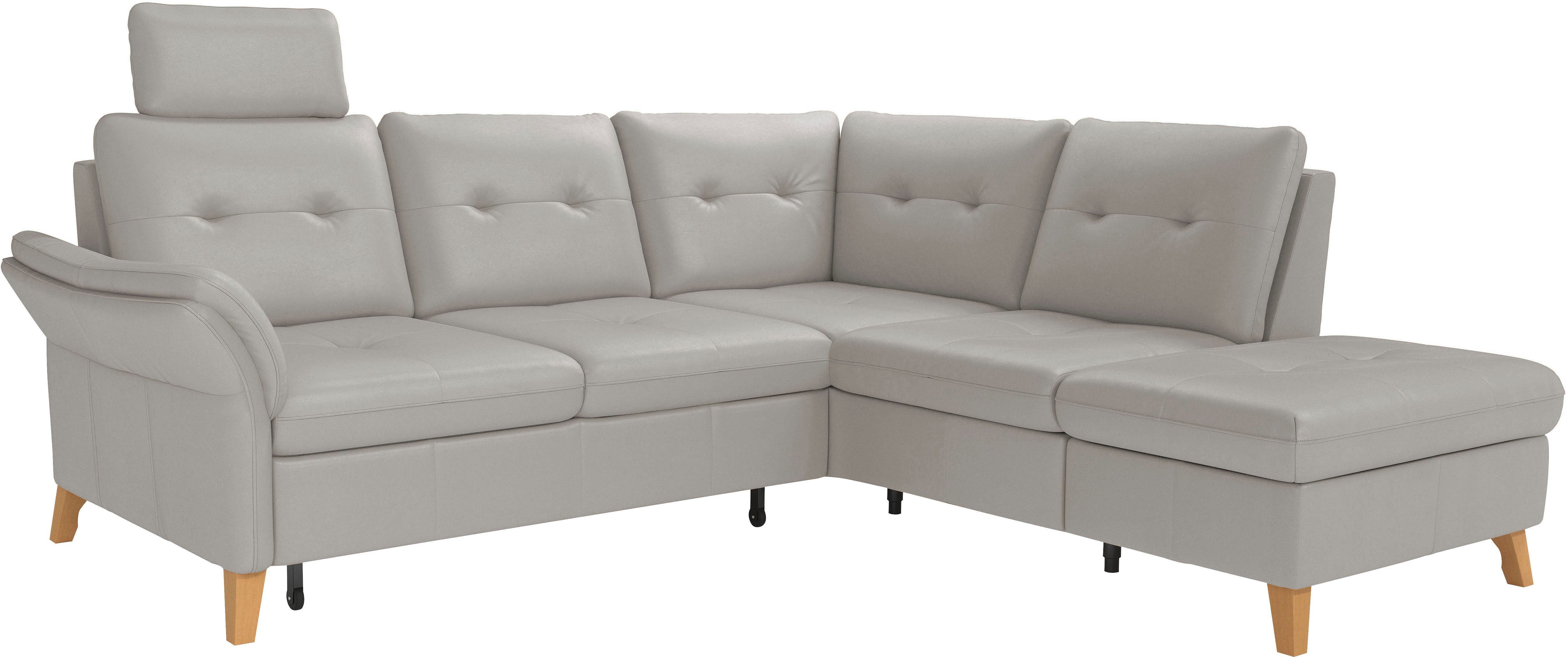 sit&more Hoekbank Göteborg inclusief zitdiepteverstelling, optioneel met bedfunctie & bedlade