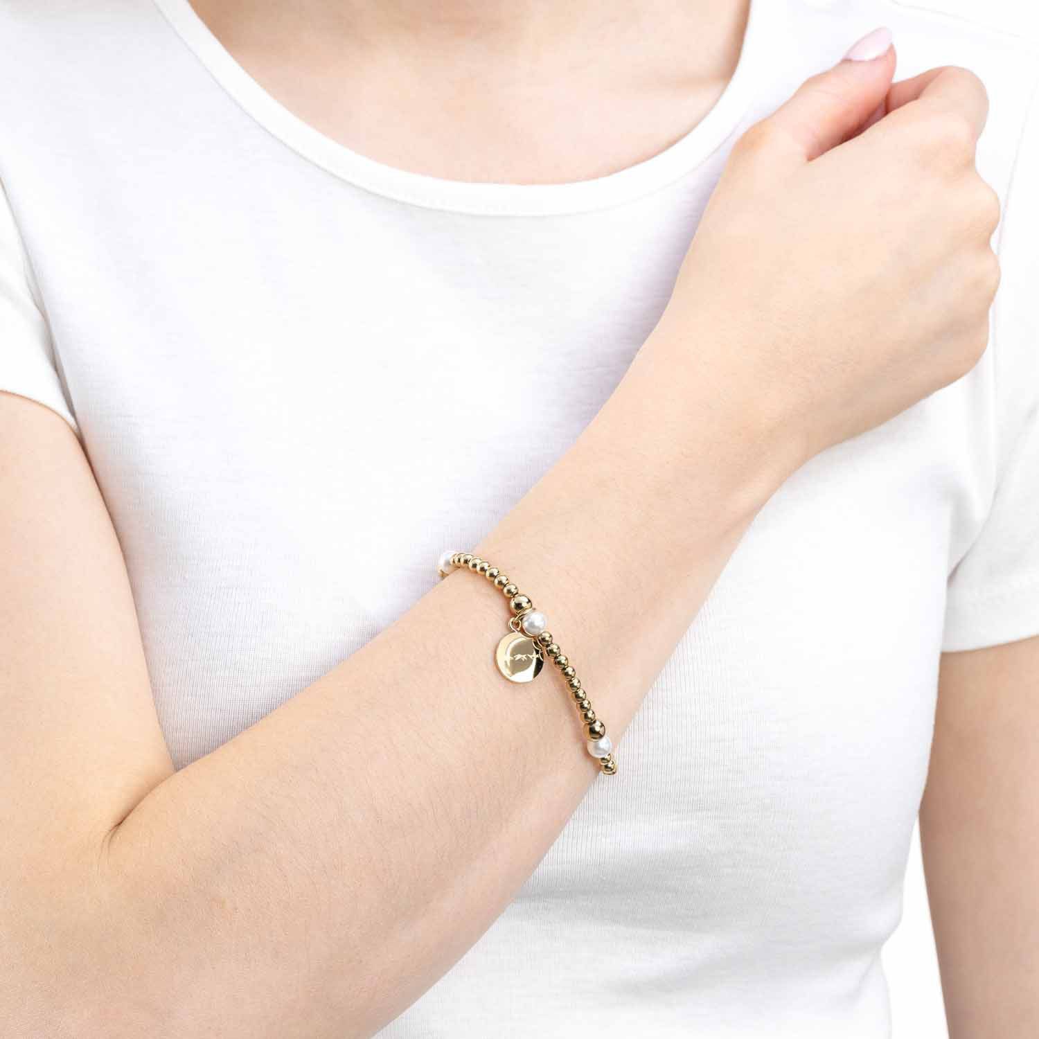 LEONARDO Armband Mathilde 024275 met parel (imitatie)