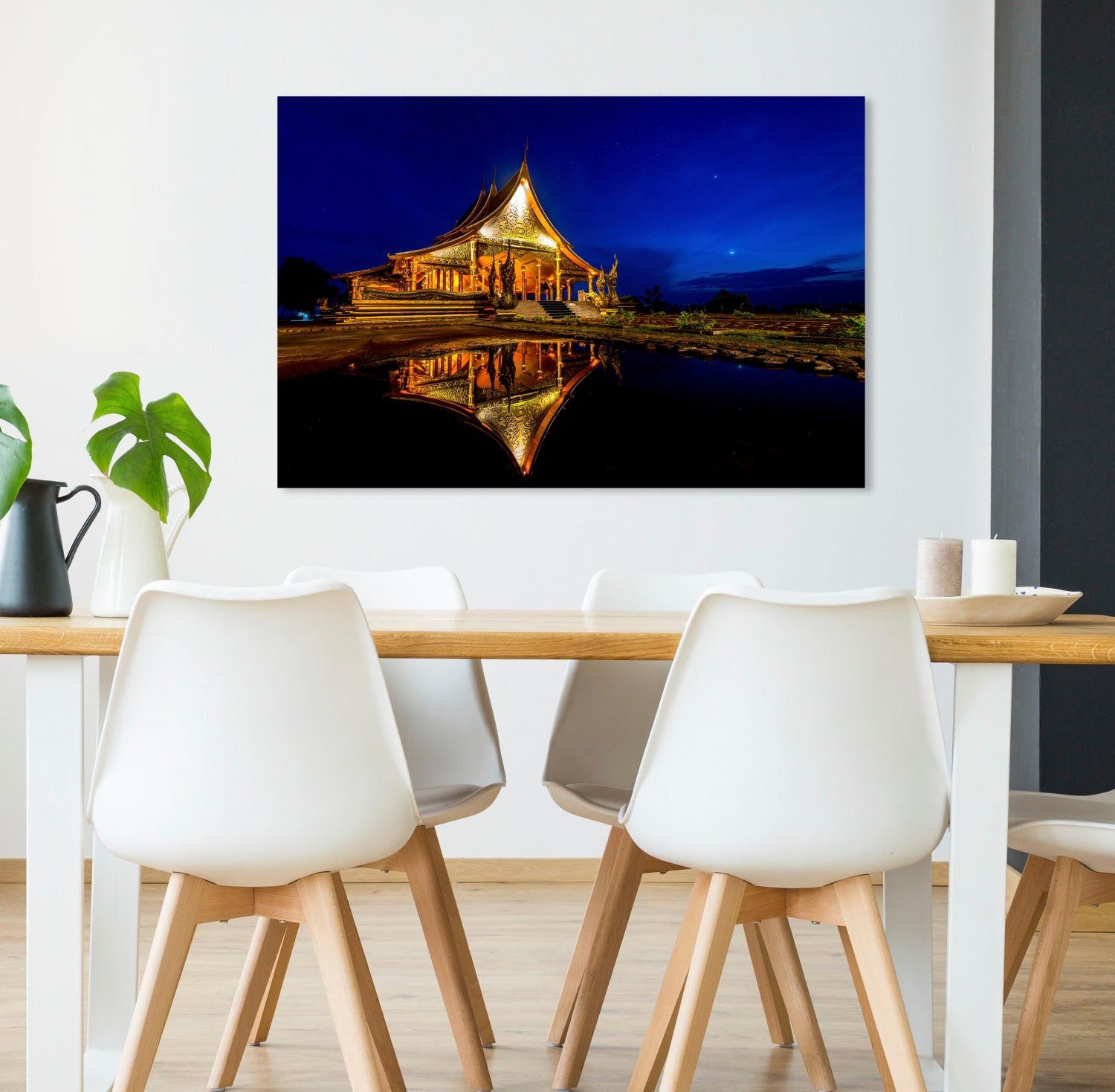 queence Artprint op acrylglas Aan het meer Fine Art-print in galeriekwaliteit