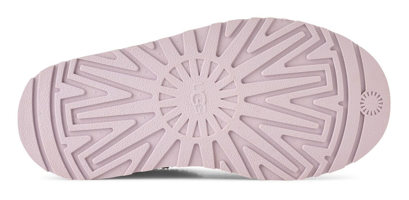 UGG Pantoffels K TAZZ plateau clog, mule, pantoffel met sierbies