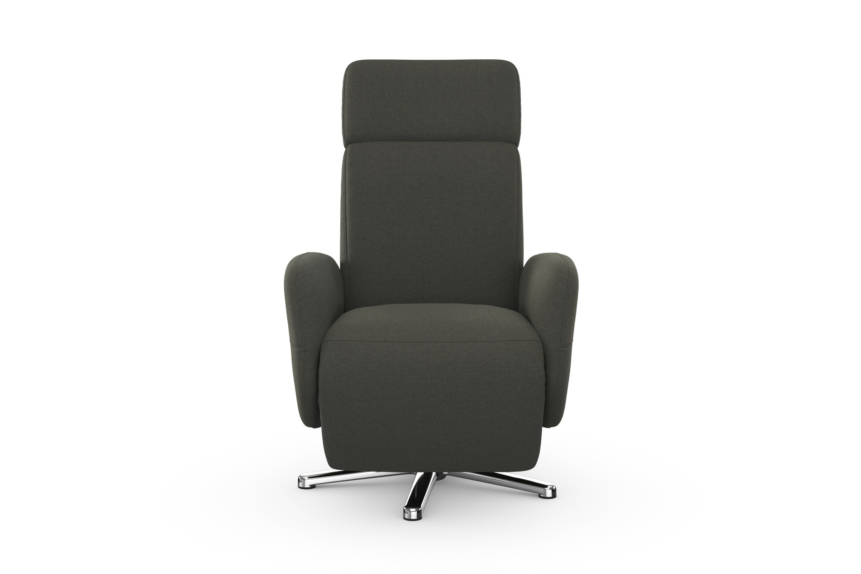 sit&more Relaxfauteuil Grenoble, incl. hoofdsteunverstelling en bekabelde afstandsbediening