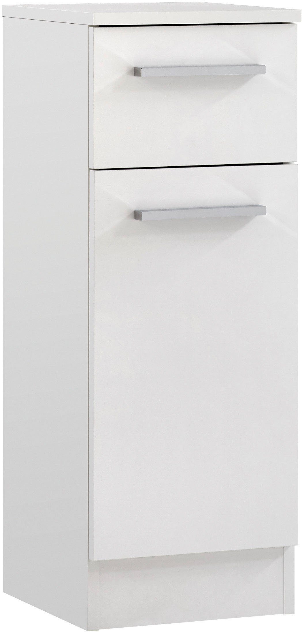 Saphir Badkamerserie Quickset 335 8-delig, wastafelonderkast met led-spiegelkast Hoge kasten, onderkasten, hangende kasten, inclusief deurdemper, 17 deuren (10-delig)