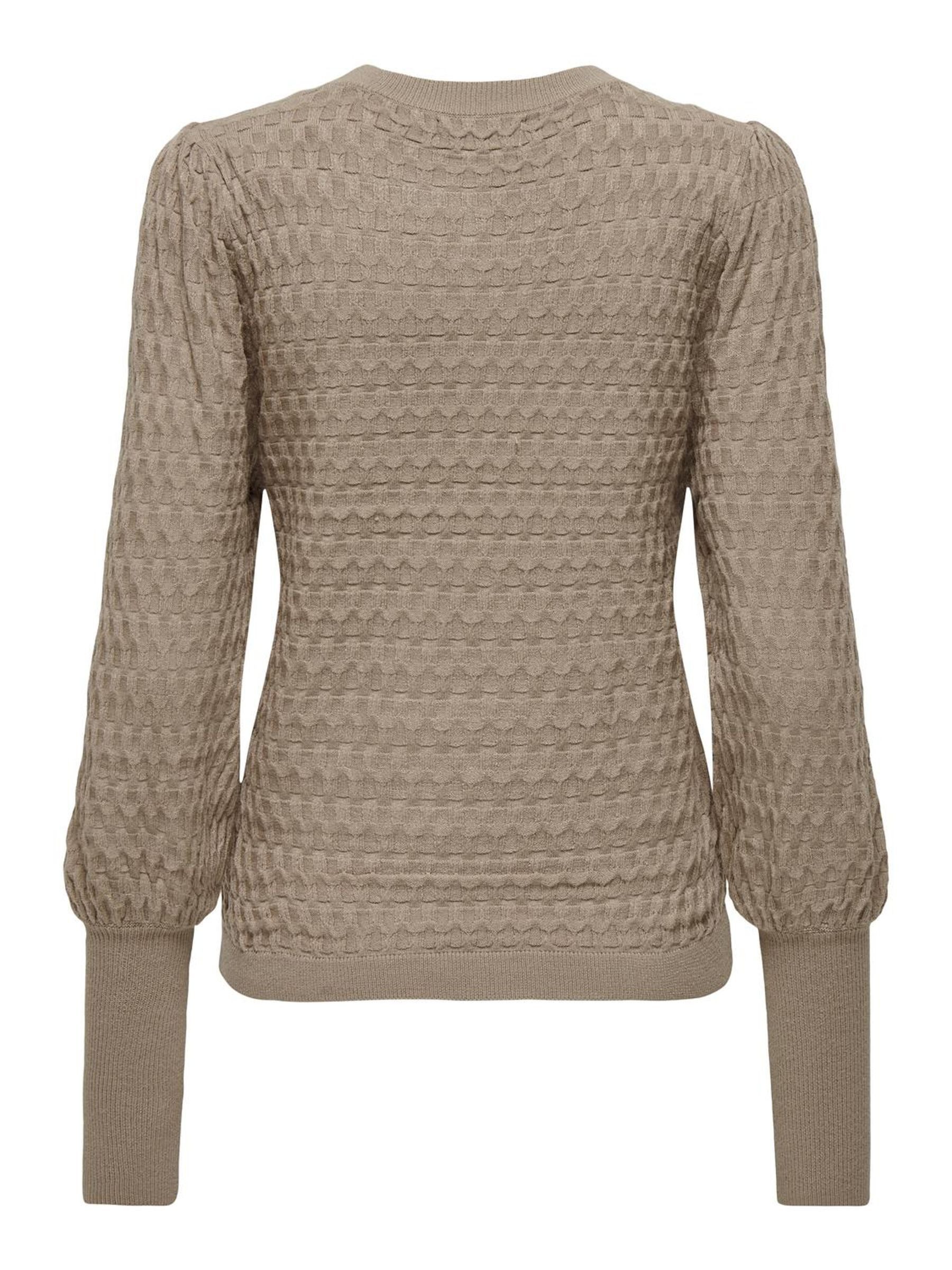 Only Trui met ronde hals ONLFAYE LIFE L/S PULLOVER KNT NOOS