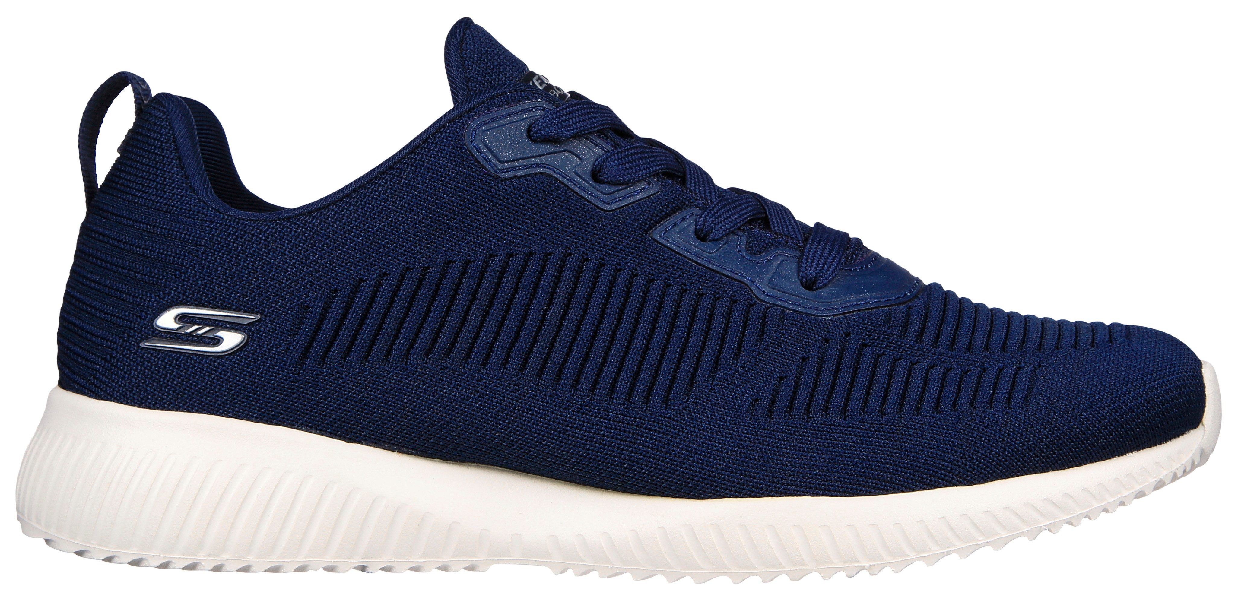 Skechers Sneakers BOBS SQUAD - TOUGH TALK Veterschoen, vrijetijdsschoen, trainingsschoen in brei-look