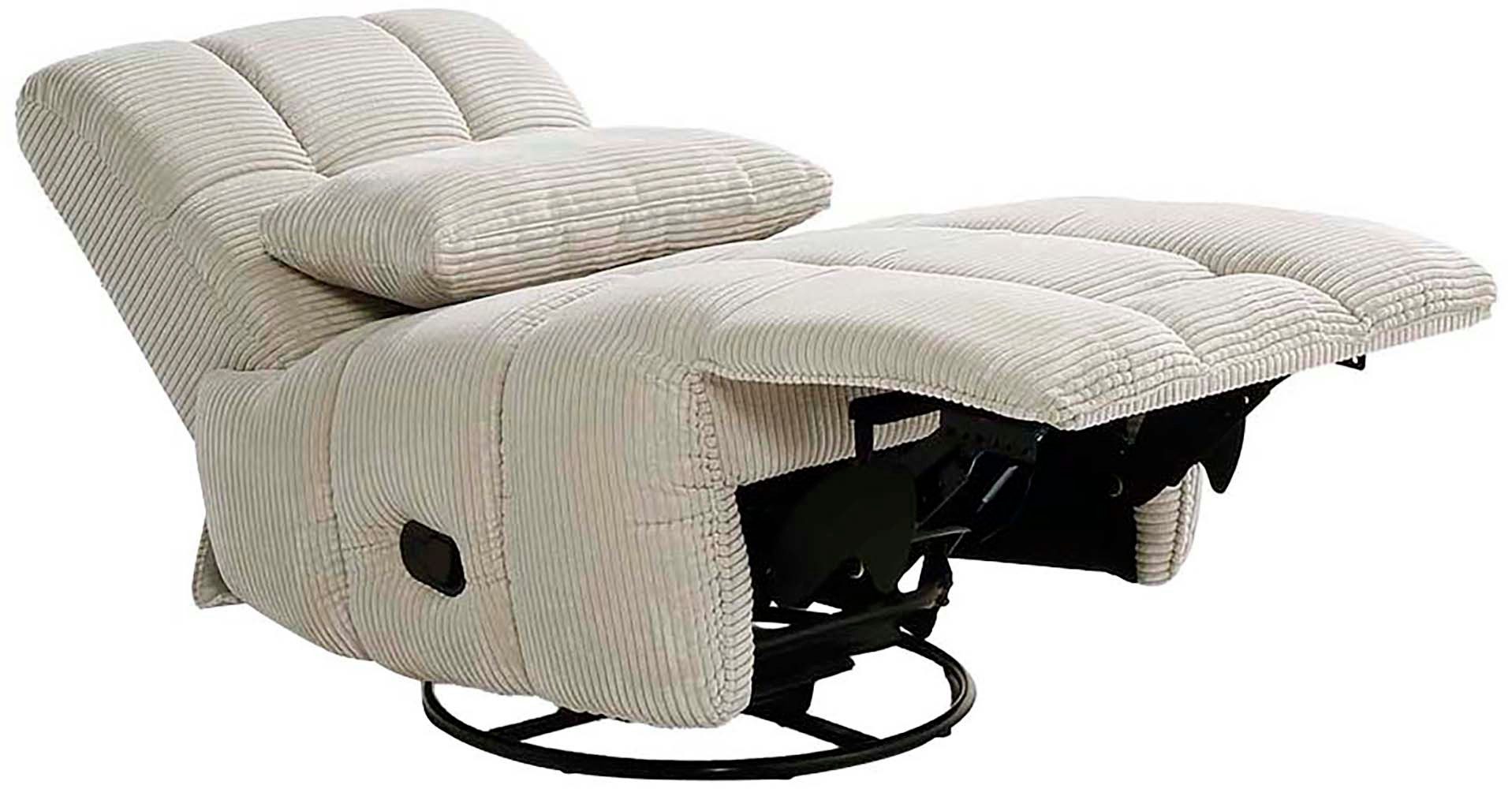 Jockenhöfer Gruppe Relaxfauteuil Doncaster met draai-, schommel-, relax- en kantelfunctie, aangenaam zachte corduroystof