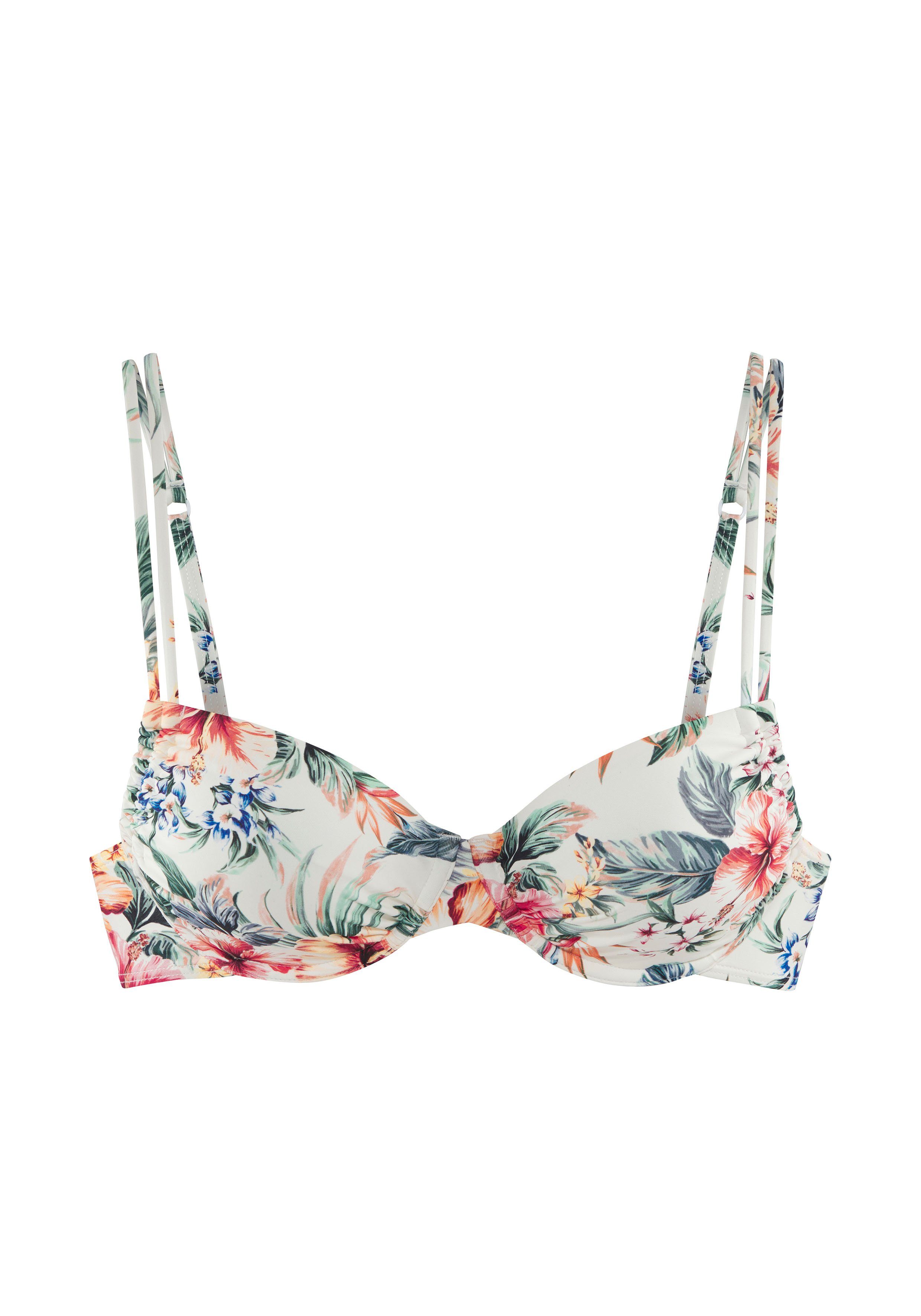 Lascana Beugelbikinitop Salsa met mooie bloemenprint