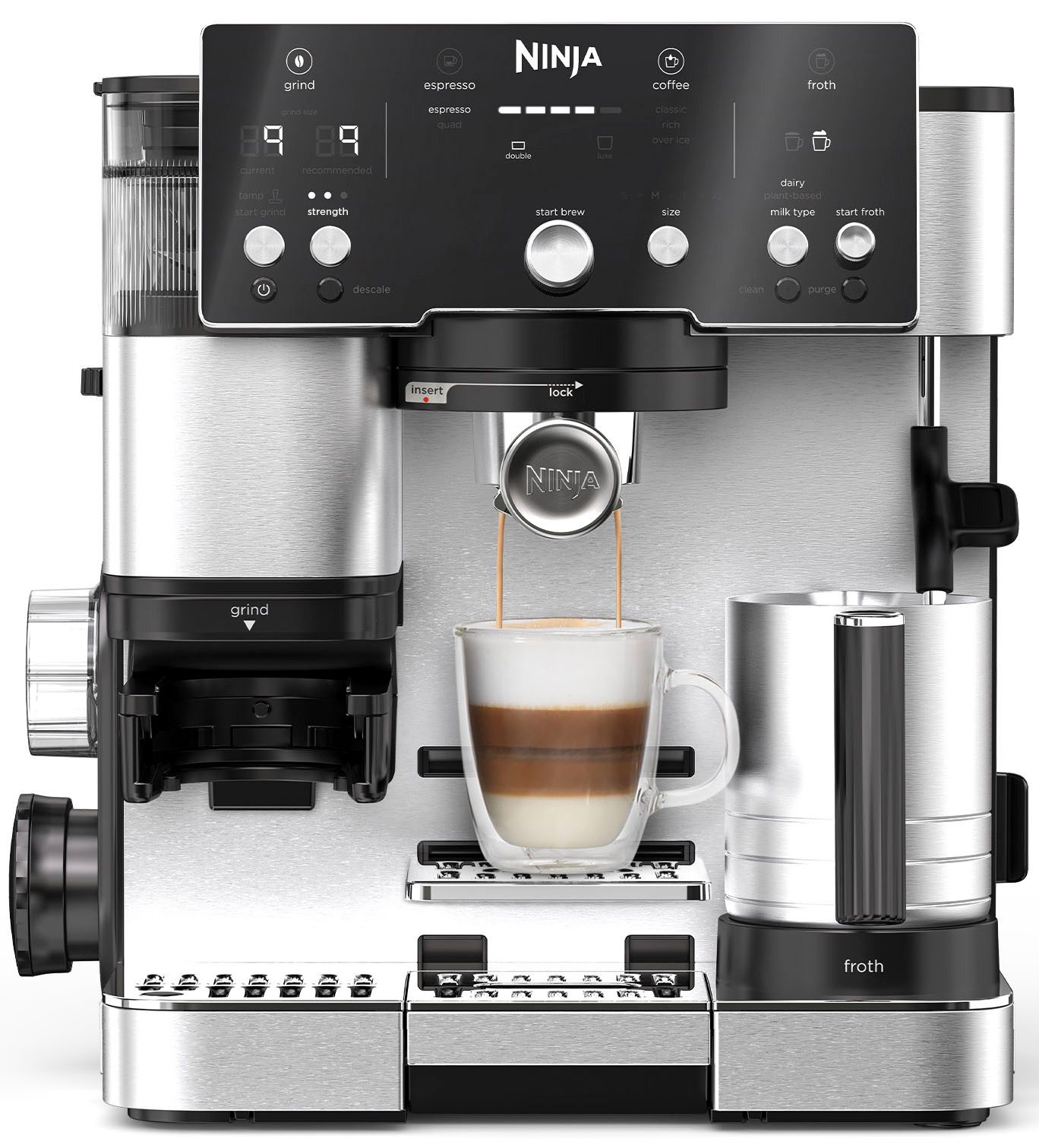 NINJA Espressomachine Ninja Luxe Café Essential Kaffeemaschine ES501EU