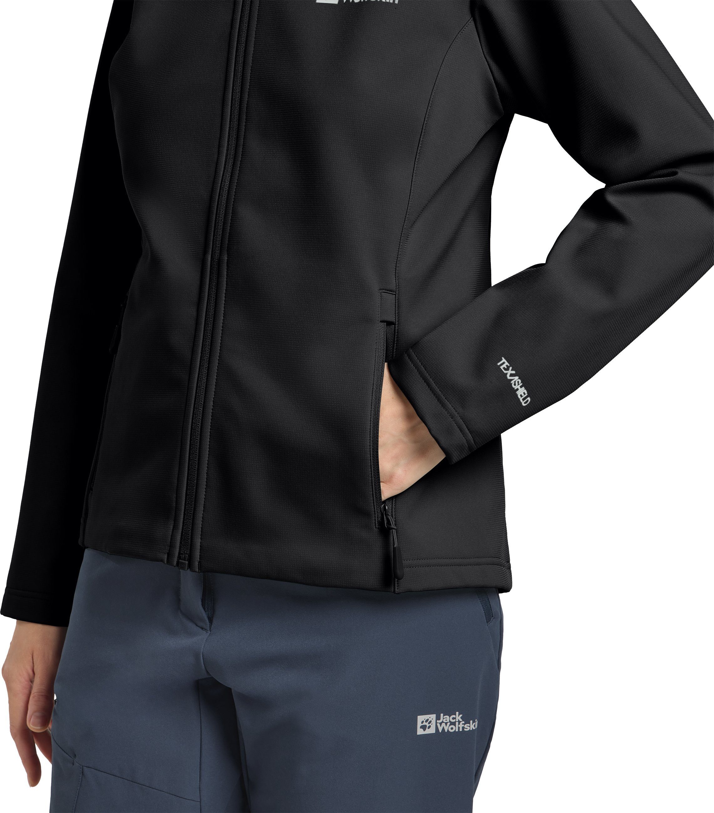Jack Wolfskin Functioneel jack BORNBERG HOODY W