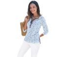 ambria shirt met print shirt (1-delig) blauw