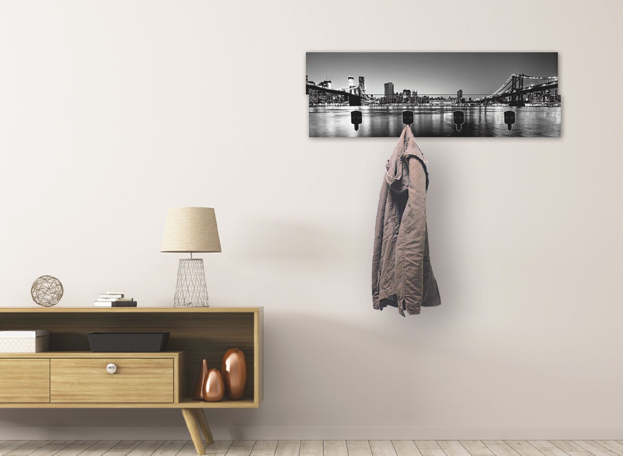 Artland Kapstok New York City Skyline Brooklyn Bridge