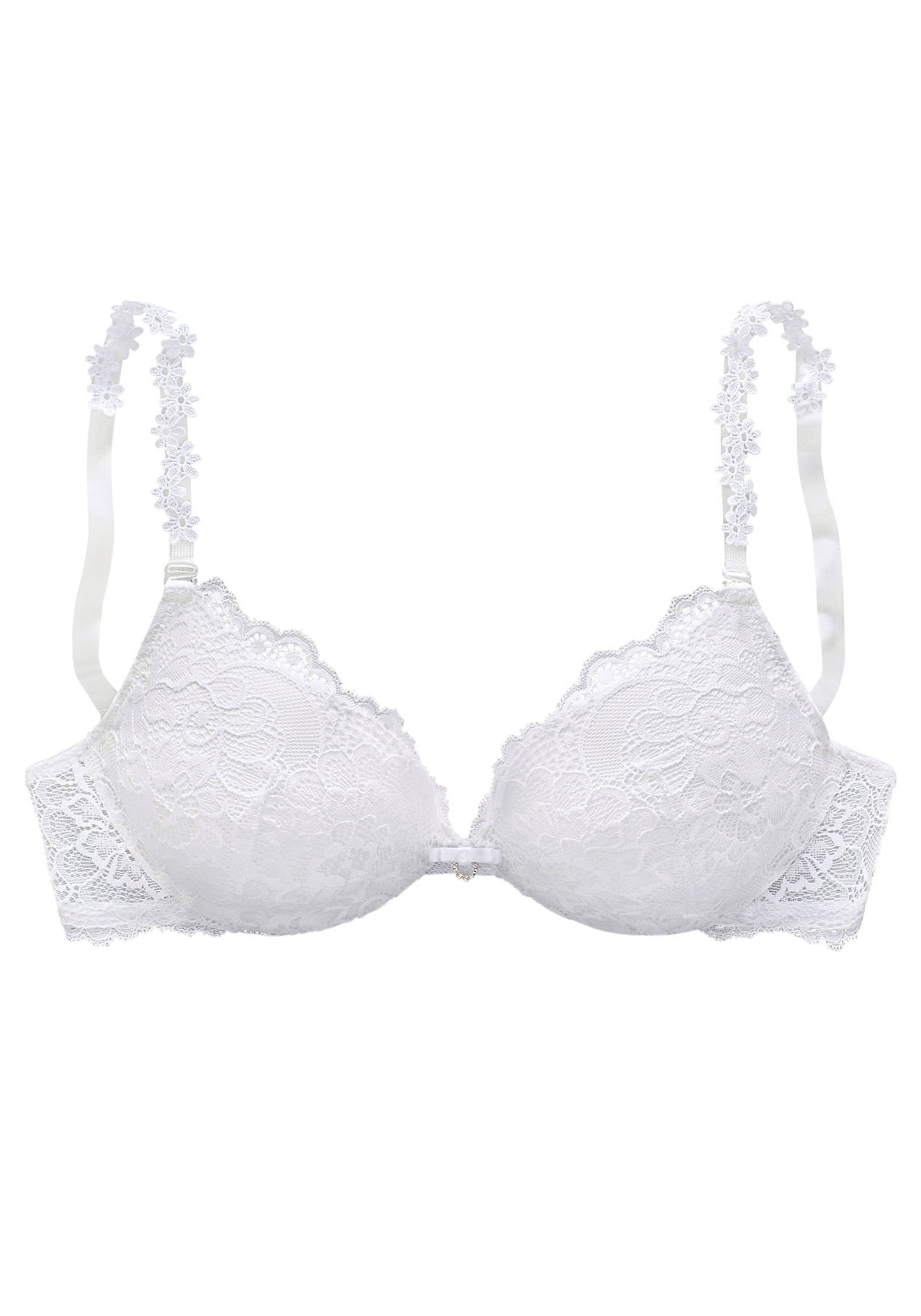 Vivance Push-up-bh met 3 extravagante bandjes om te verwisselen, sexy lingerie