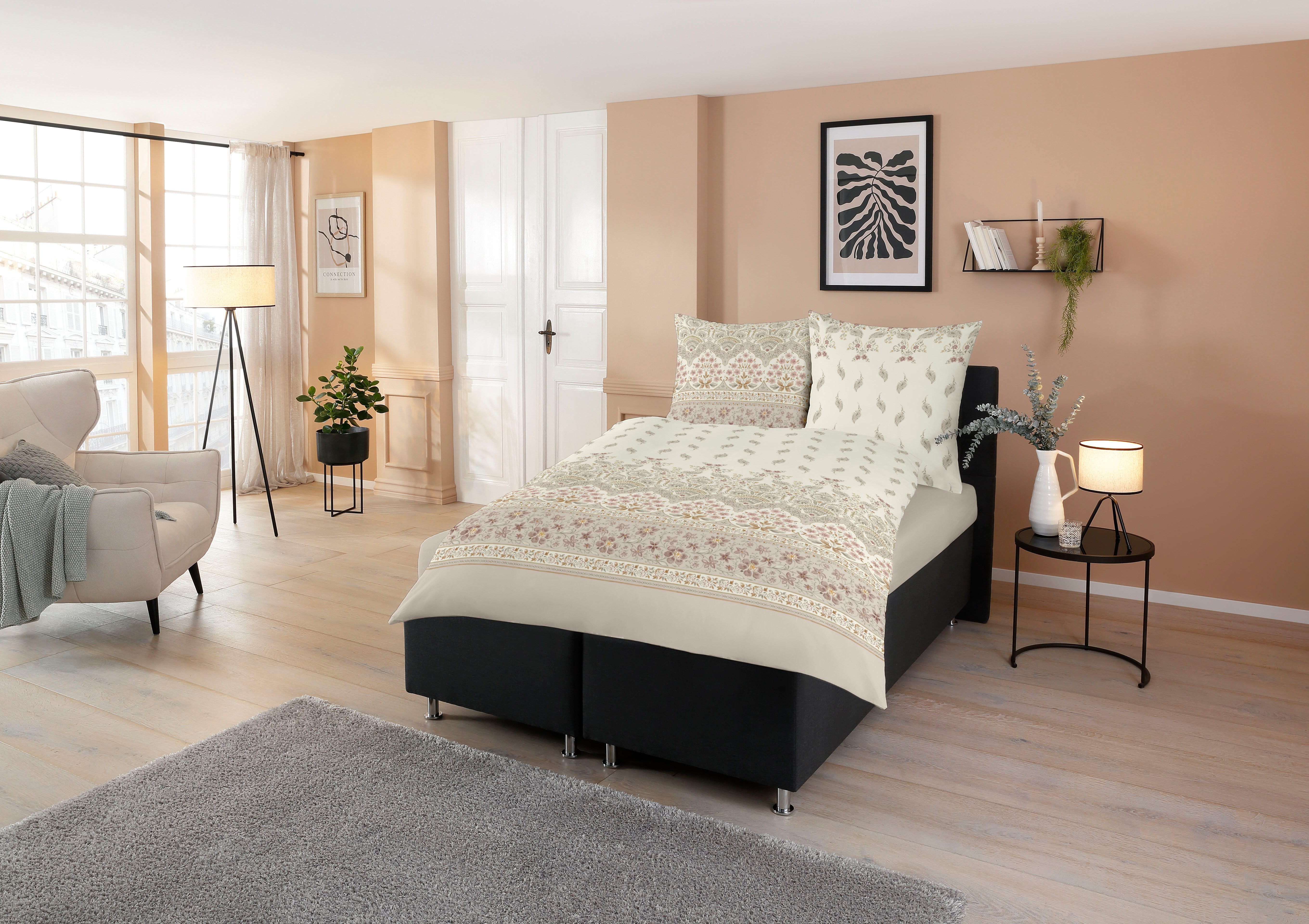 CASATEX Beddengoed Jolie elegant ontwerp met delicate bloemmotieven en zachte kleuren