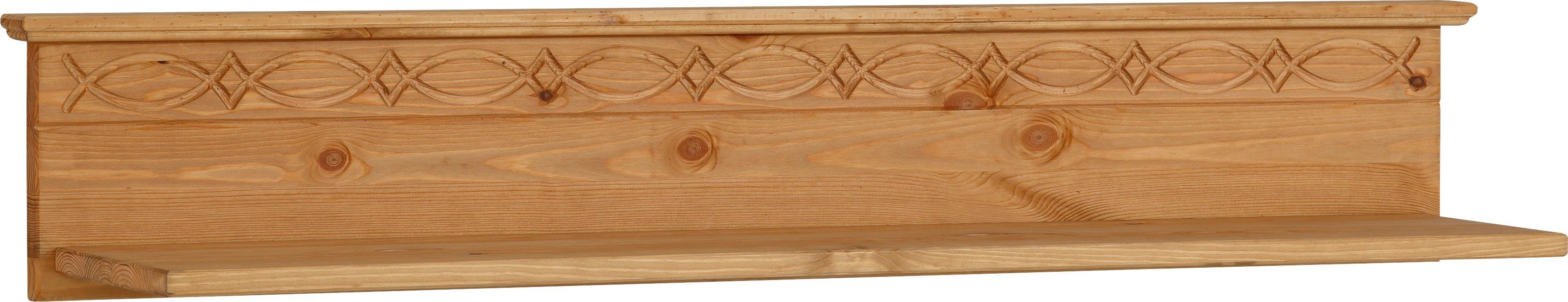 Home affaire Wandplank Indra van massief grenen, 120 cm breed