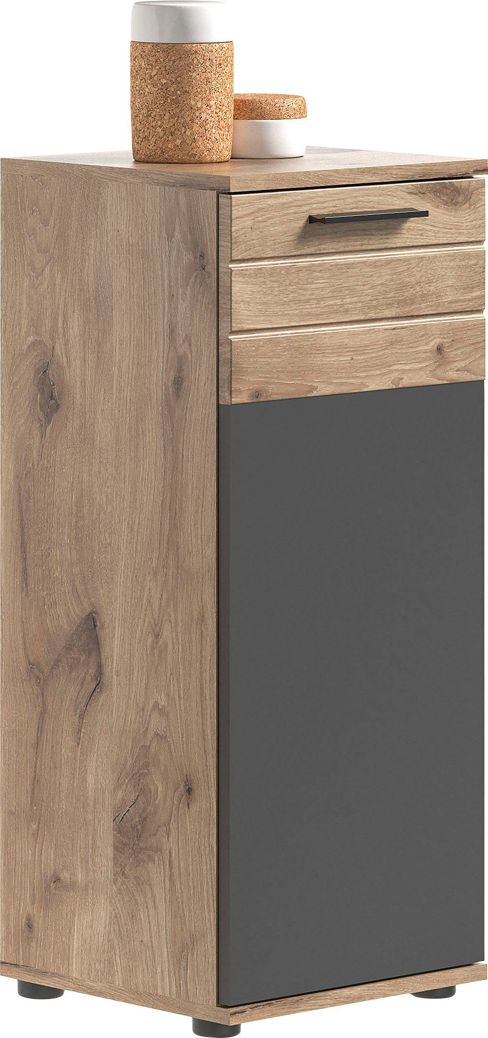 INOSIGN Onderkast Riga, breedte 37 cm, 1 deur (deurhengsel verwisselbaar), 1 legplank