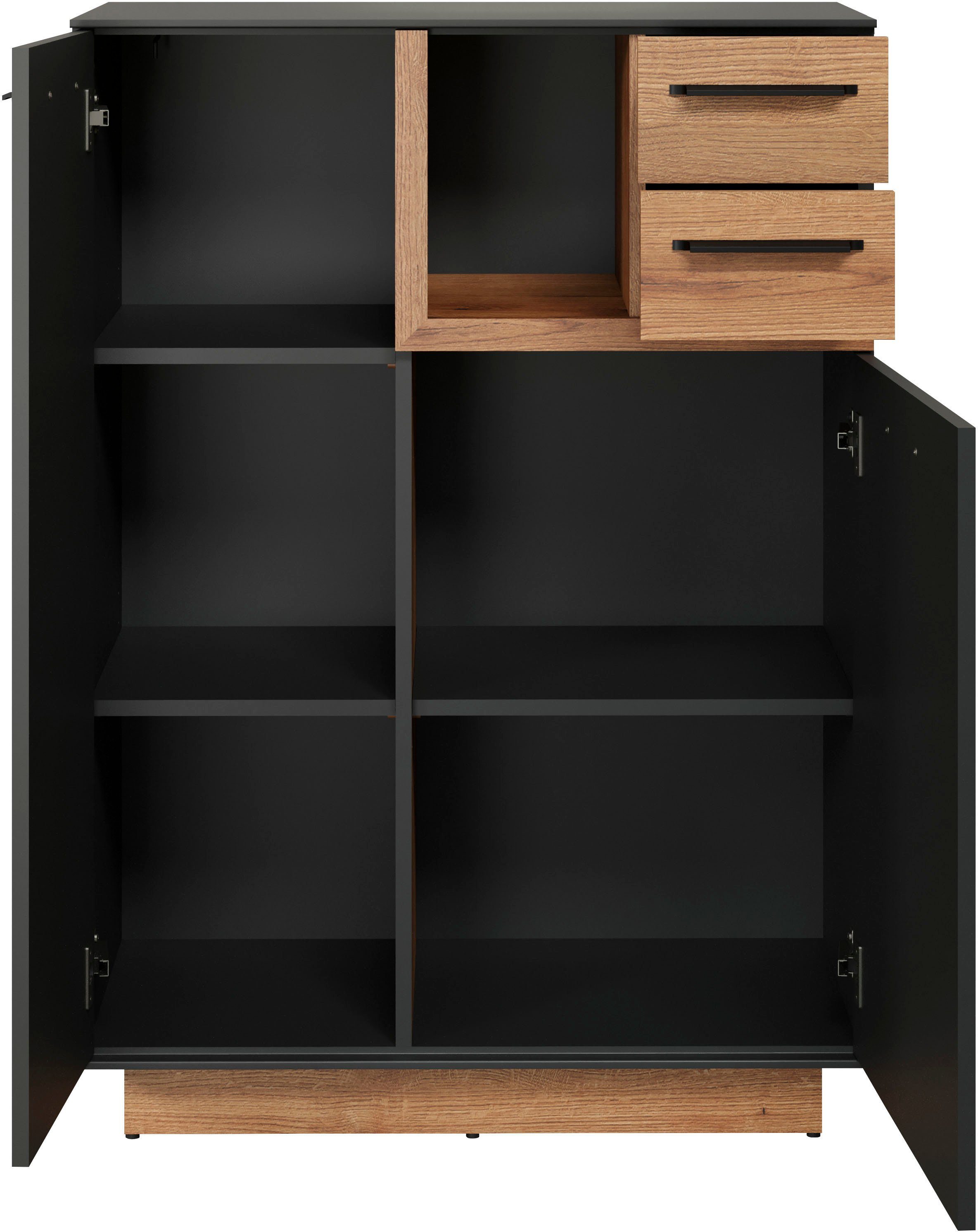 INOSIGN Kast Premont Afm. BxHxD ca.: 80x113x40 cm, soft-closetechniek, kapstokken/schoenenkast (1 stuk)