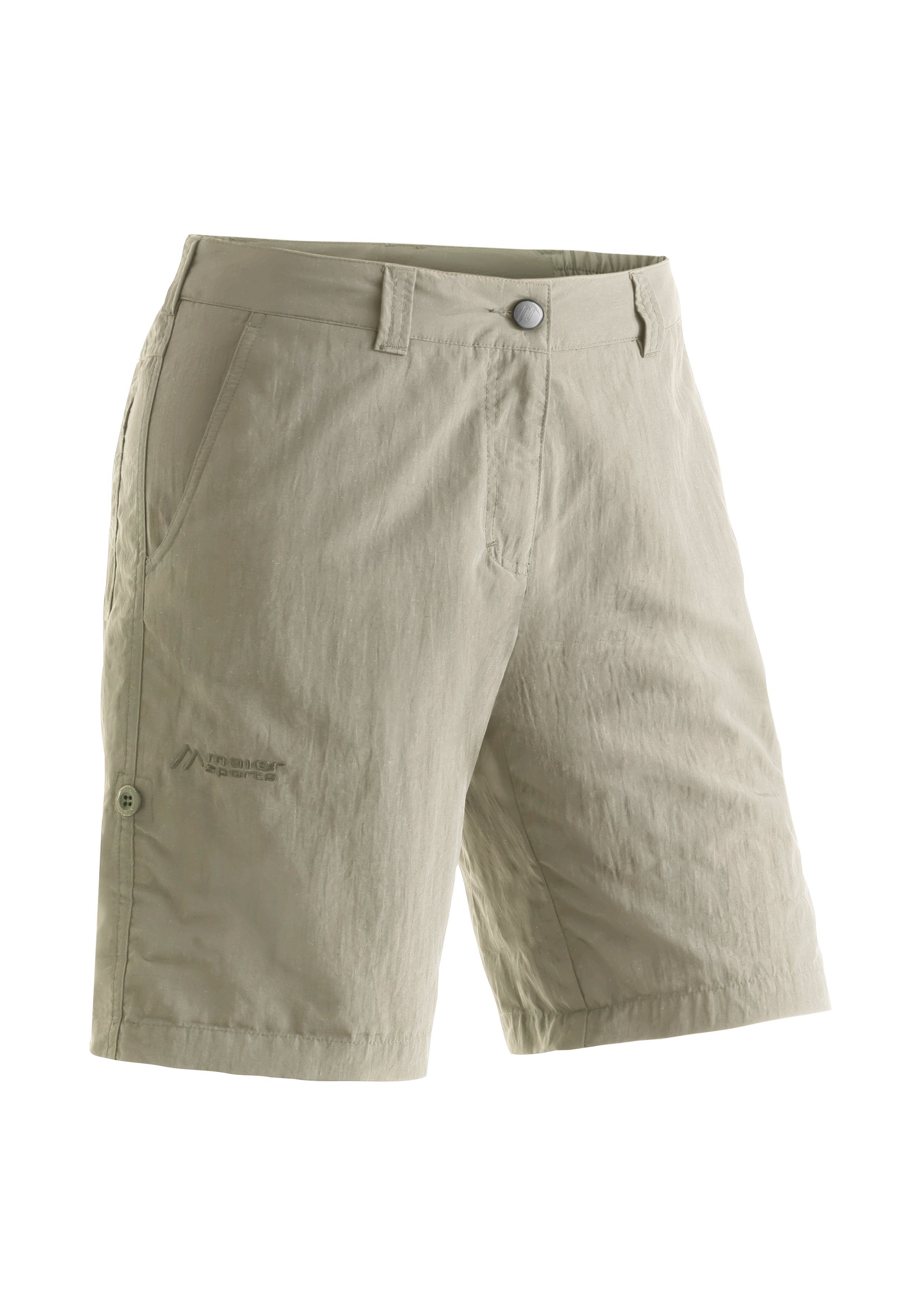 Maier Sports Functionele broek Nidda - Nidda - Nidda Robuuste en veelzijdige bermuda, ideaal bij het wandelen dames broeken maat 48 beige
