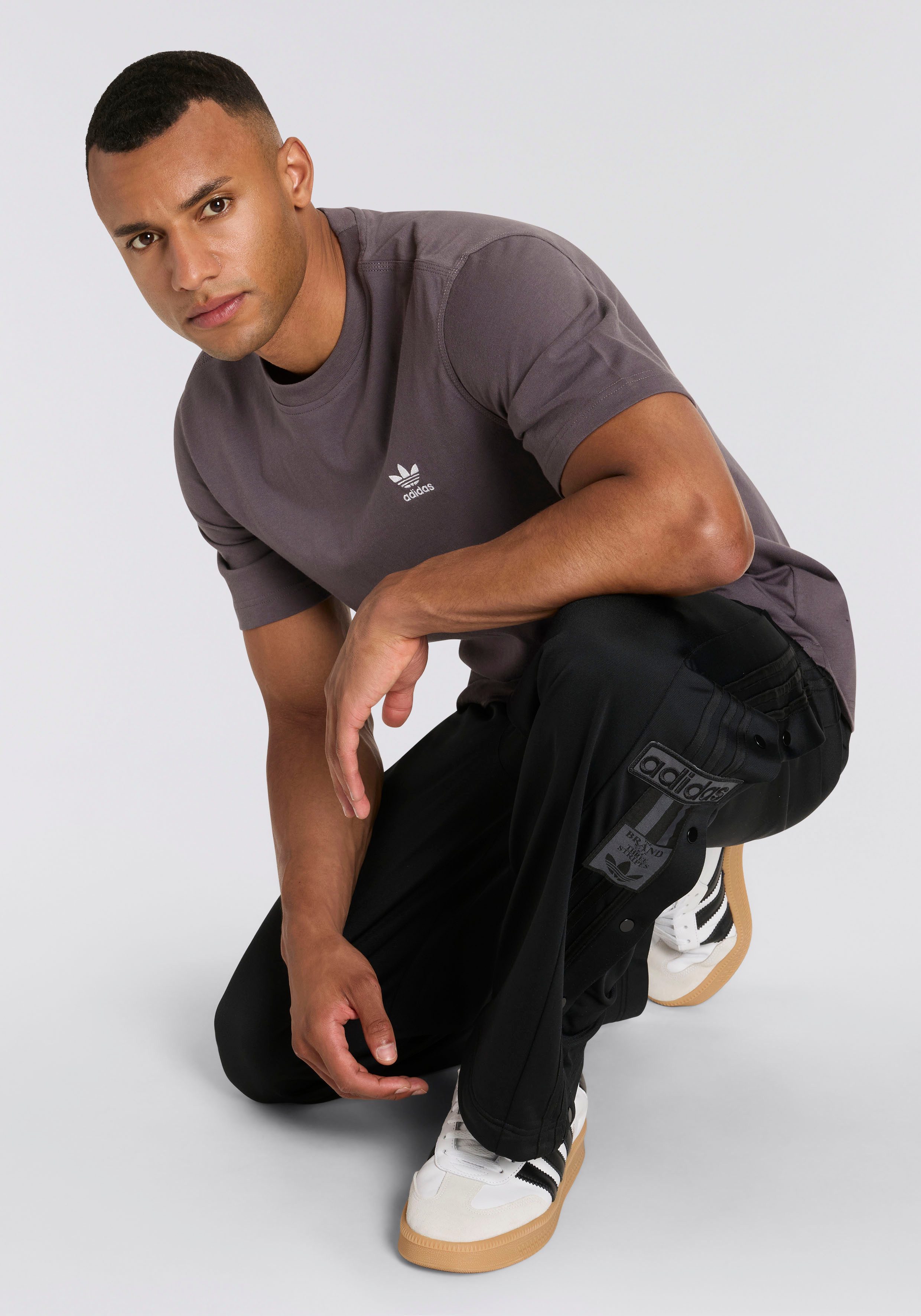 adidas Originals T-shirt TREFOIL ESS TEE drie-strepen essentials shirt met trefoil-logo