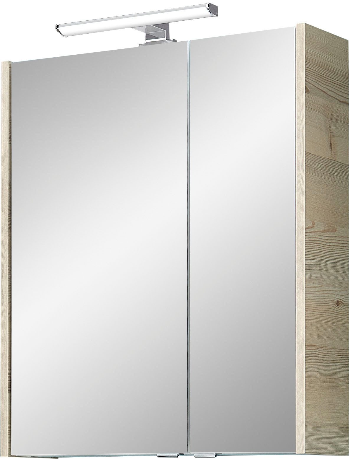Saphir Spiegelkast Quickset 393 spiegels & verlichting bruin