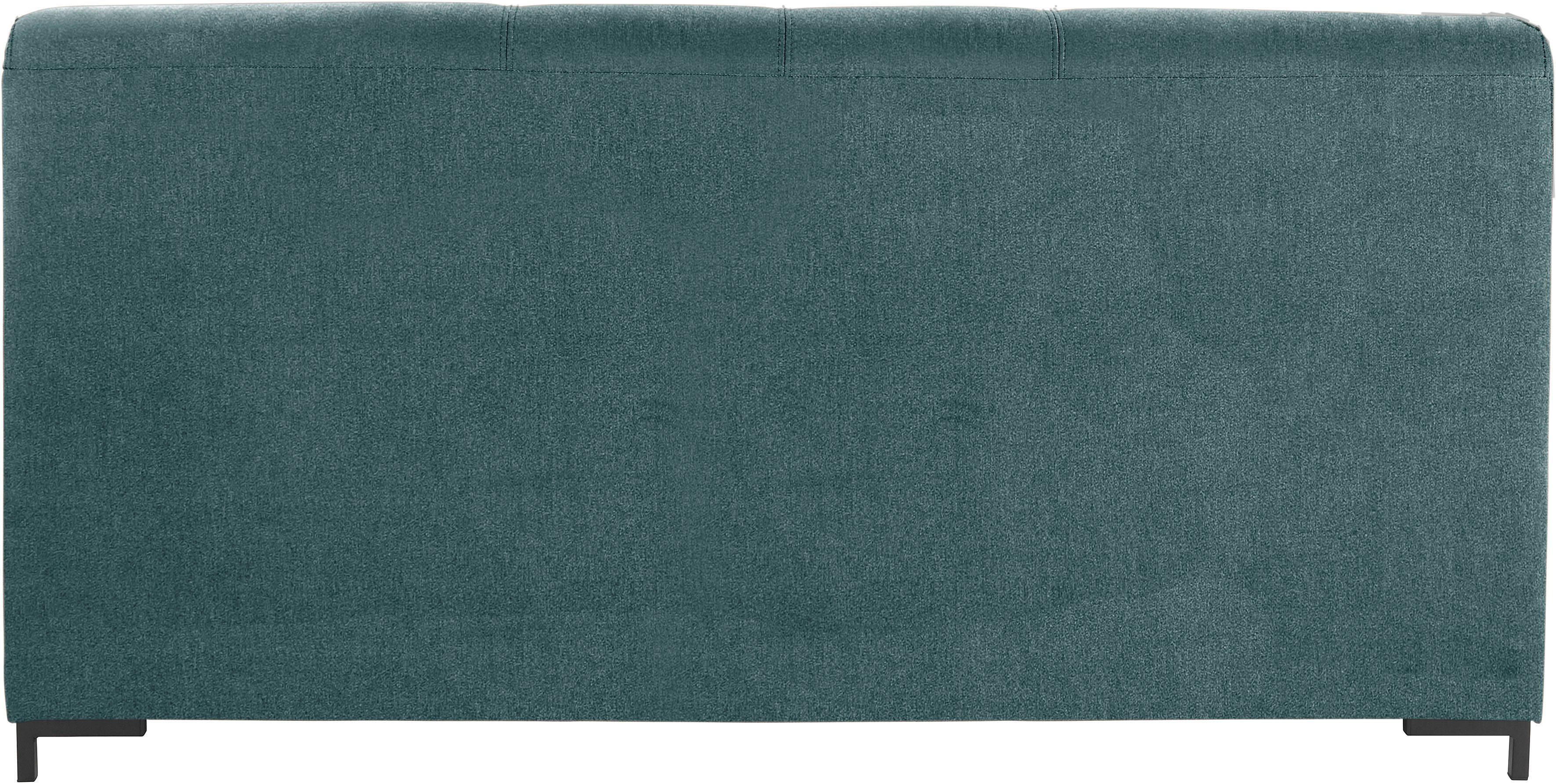 DOMO collection 2-zitsbank Ledas kubisch en comfortabel, platte armleuningen, elegante voet,