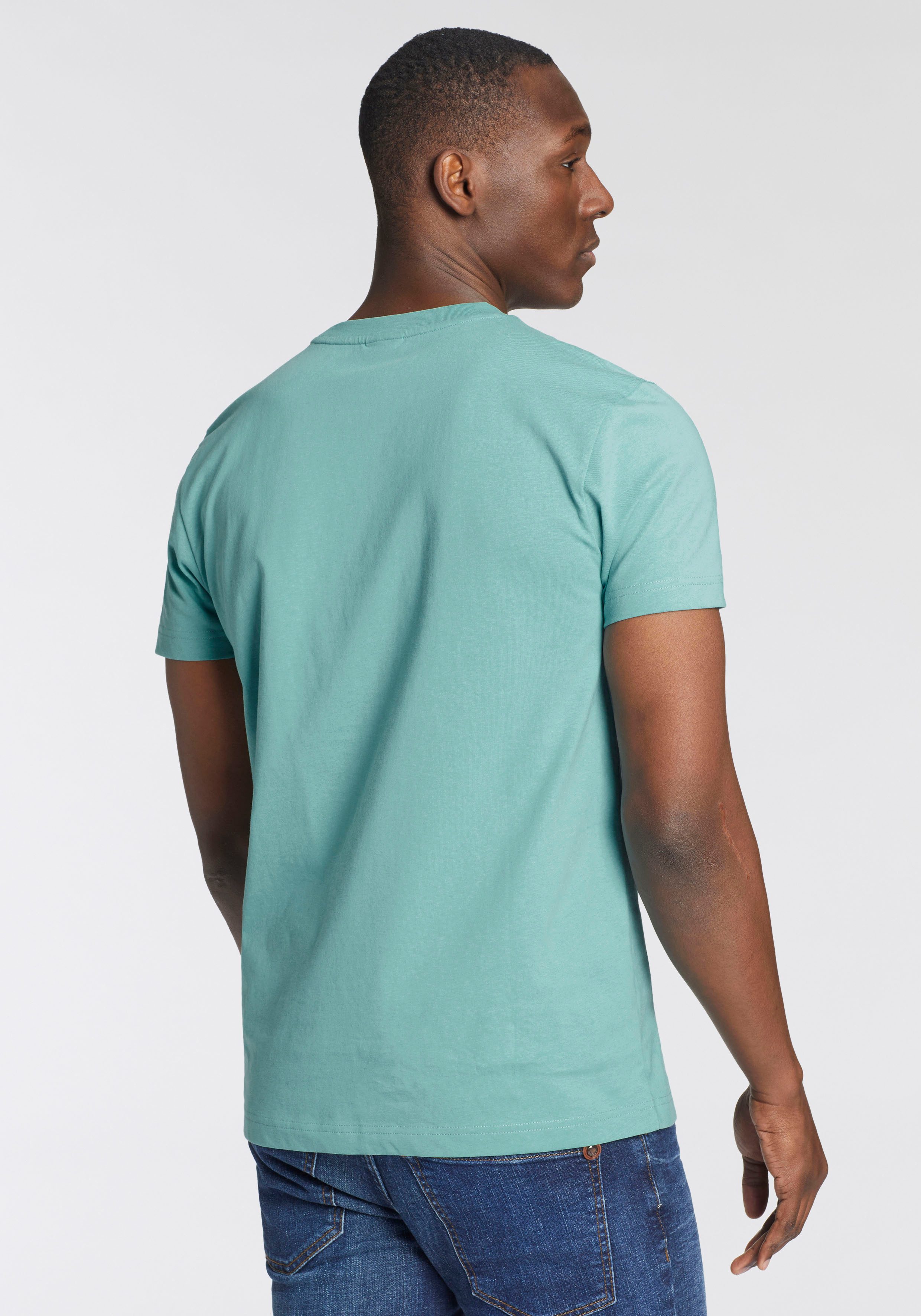 Bruno Banani T-shirt met modieuze frontprint