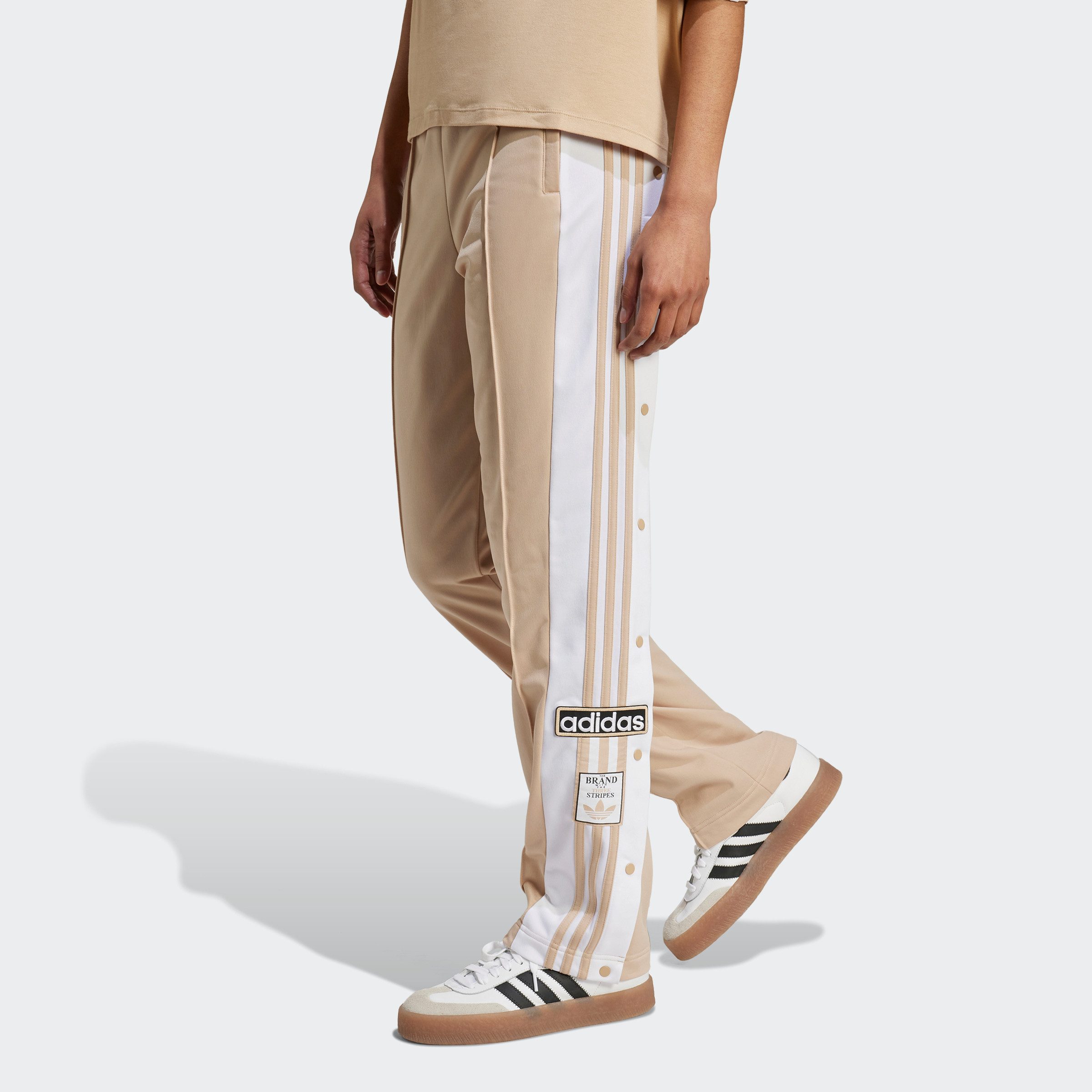 Adidas Originals Beige Adibreak Trainingsbroek voor Vrouwen Beige Dames