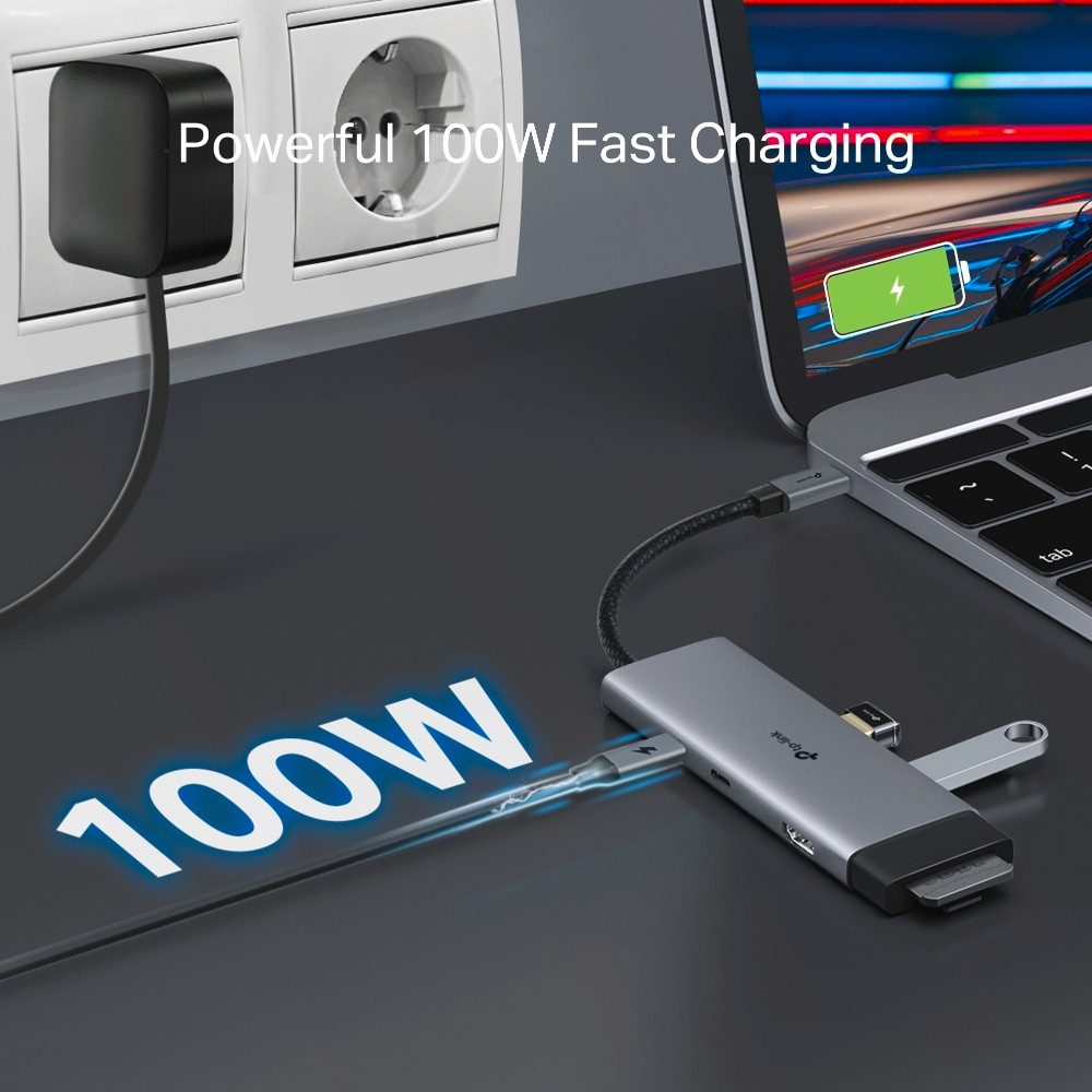 TP-Link Laptop-dockingstation UH7020C USB Type-C 7-in-1 Hub