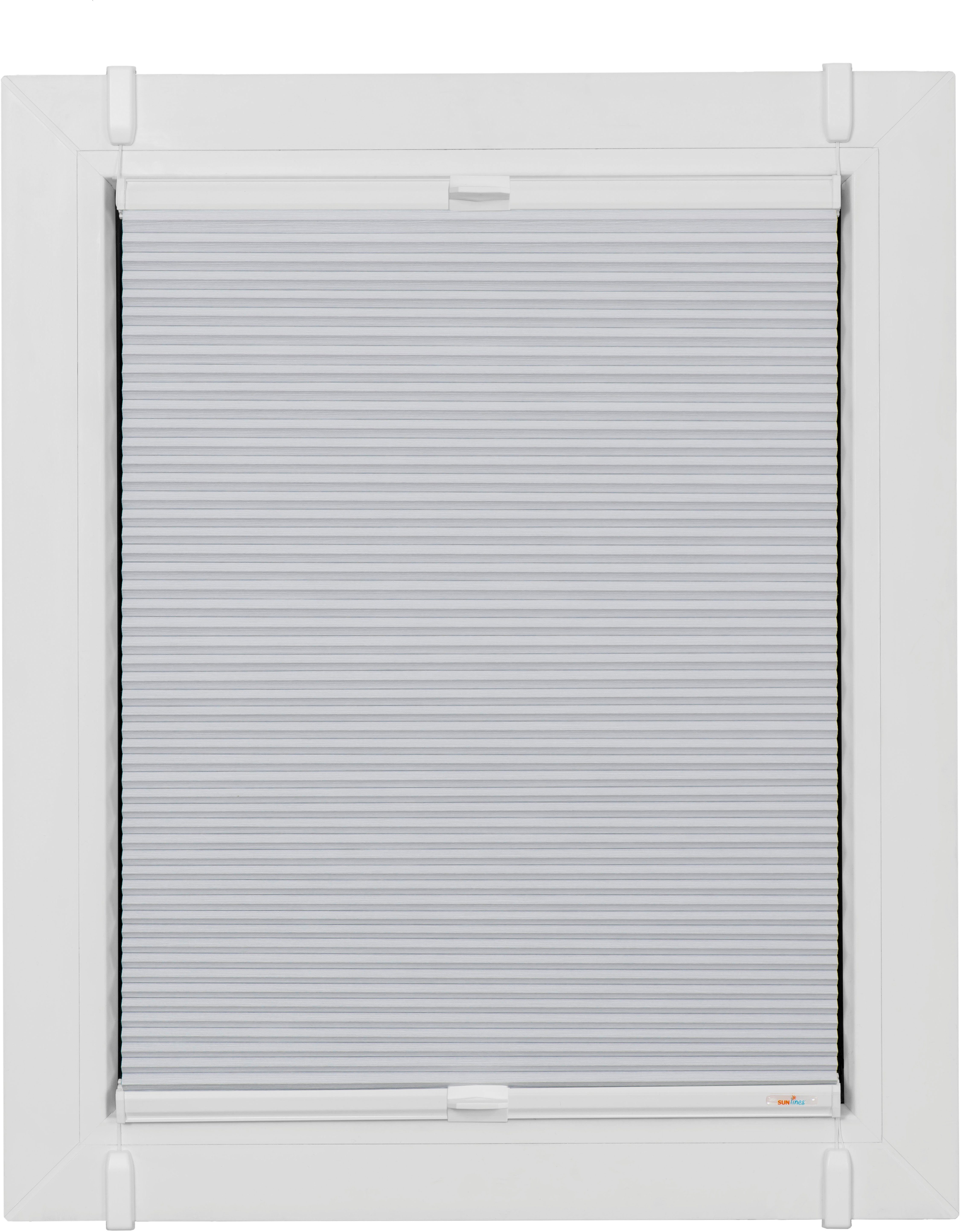 sunlines Plisségordijn met honingraatstructuur One Size Style Honeycomb VD Accessoirekleur wit, om te klemmen (1 stuk)