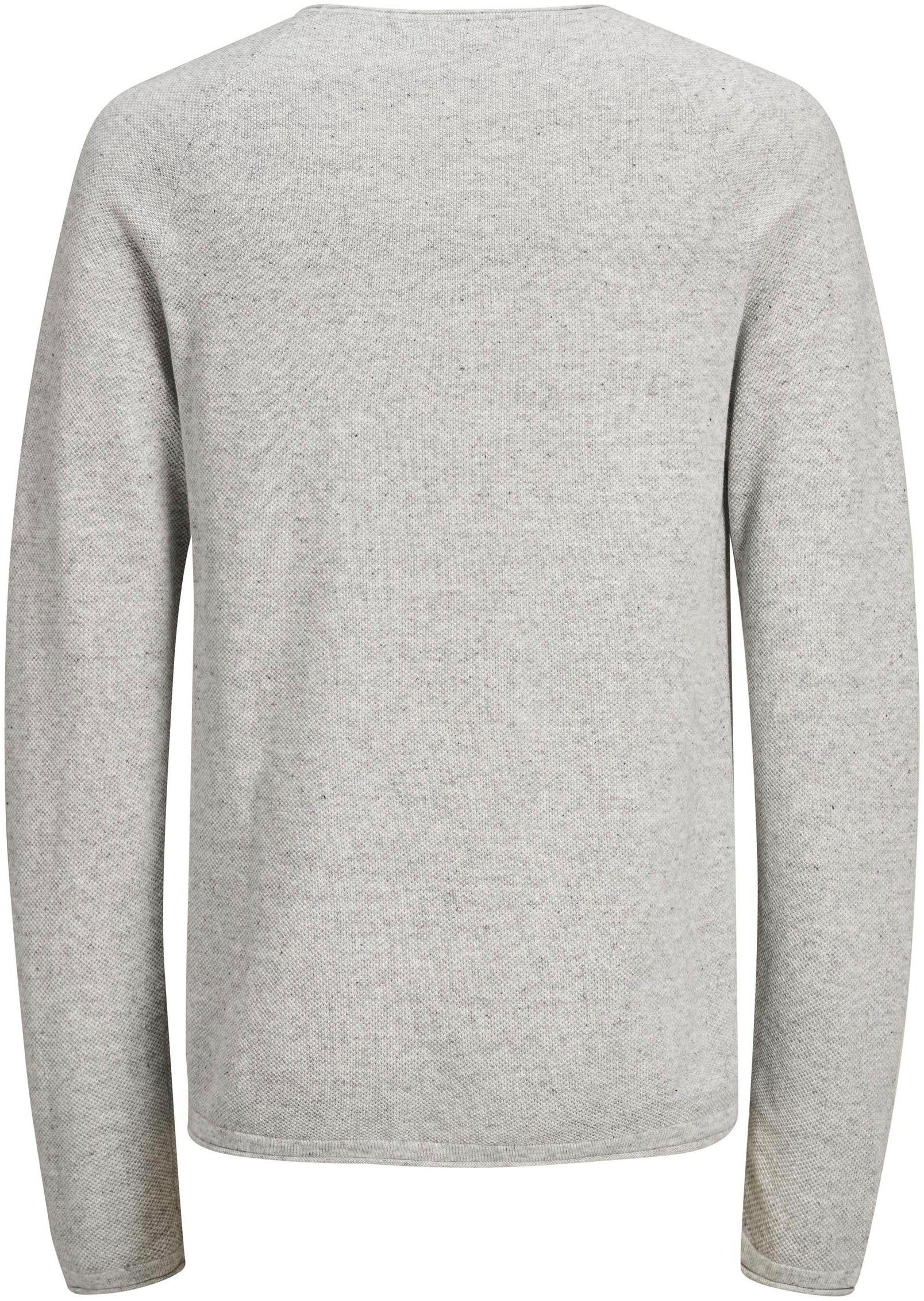 Jack & Jones Trui met ronde hals JJEHILL Effen trui met aangenaam draagcomfort