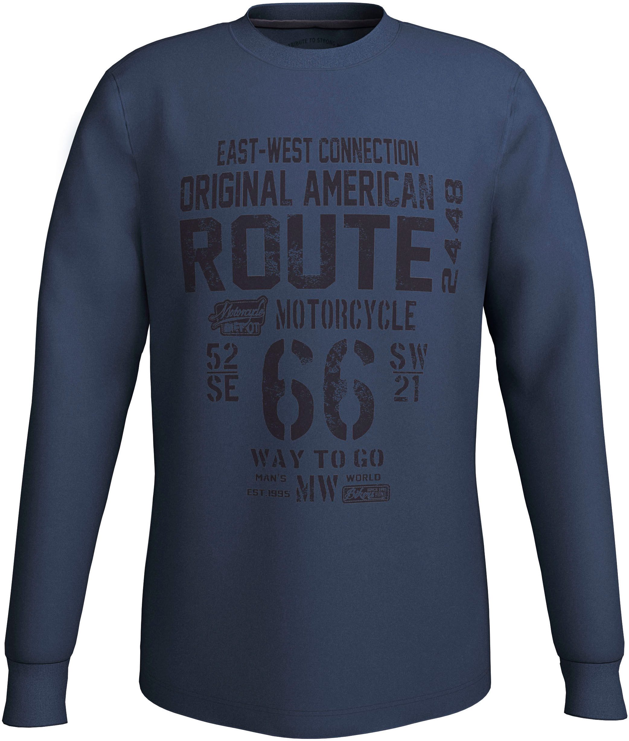 Man's World Shirt met ronde hals Nieuwe collectie!