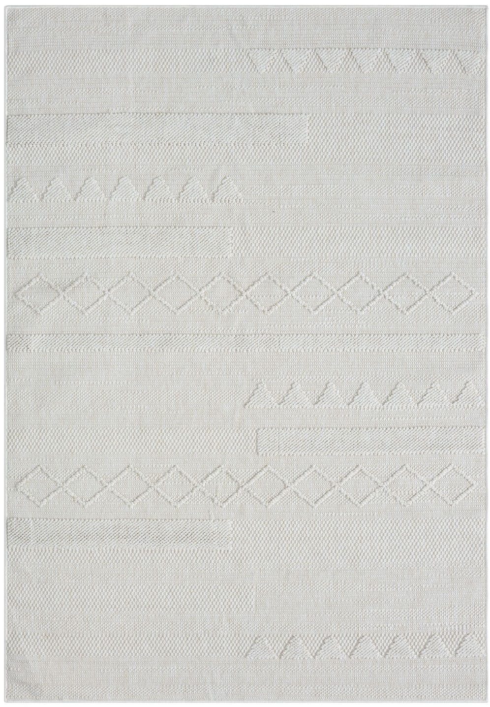 Myflair Möbel & Accessoires Vloerkleed Silly, MAGAZIJNOPRUIMING! Uni-kleuren, hoog-laag effect, geschikt voor buiten, balkon, terras