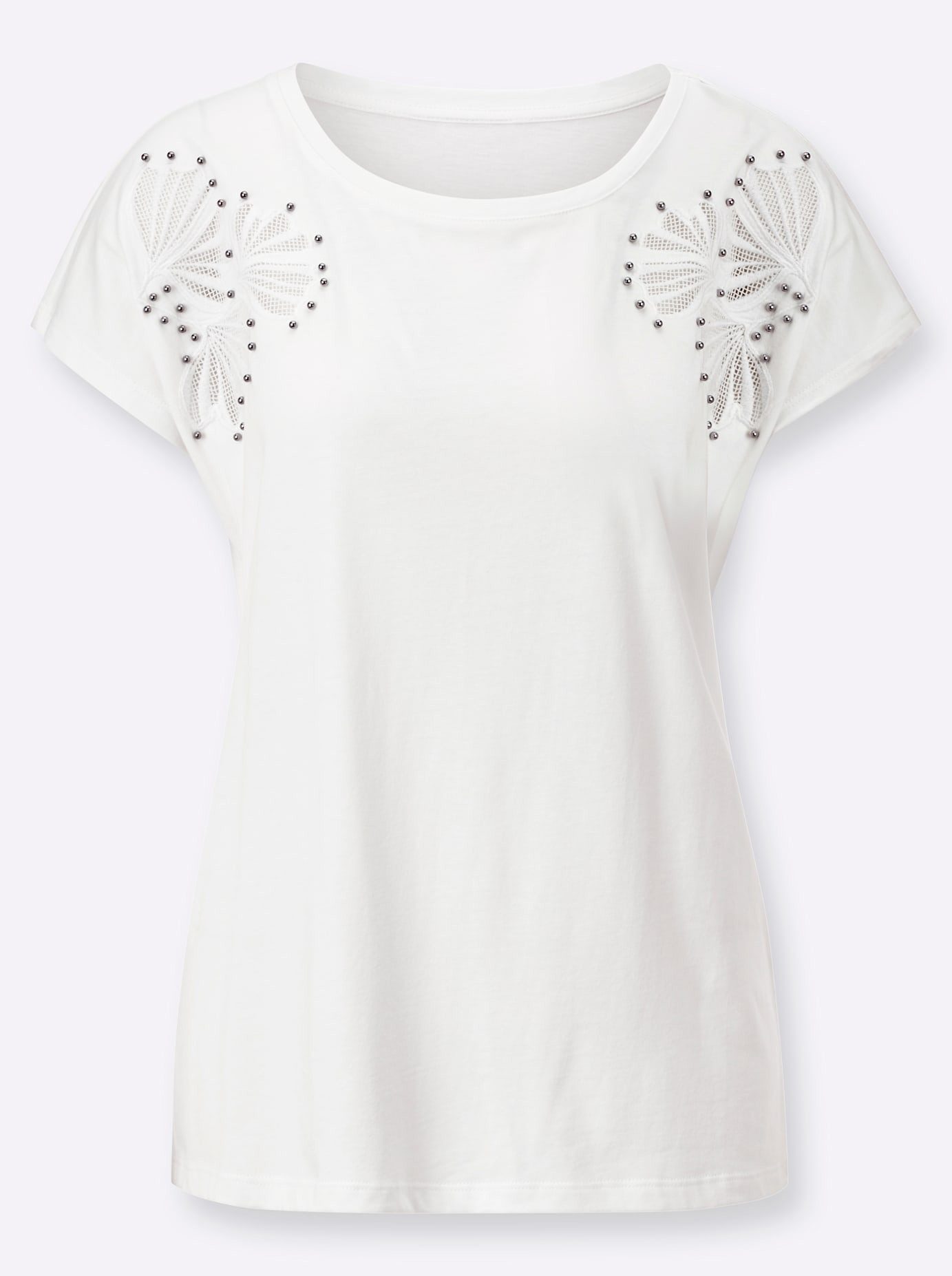 Creation L Shirt met korte mouwen Lyocell-mix-shirt (1-delig)
