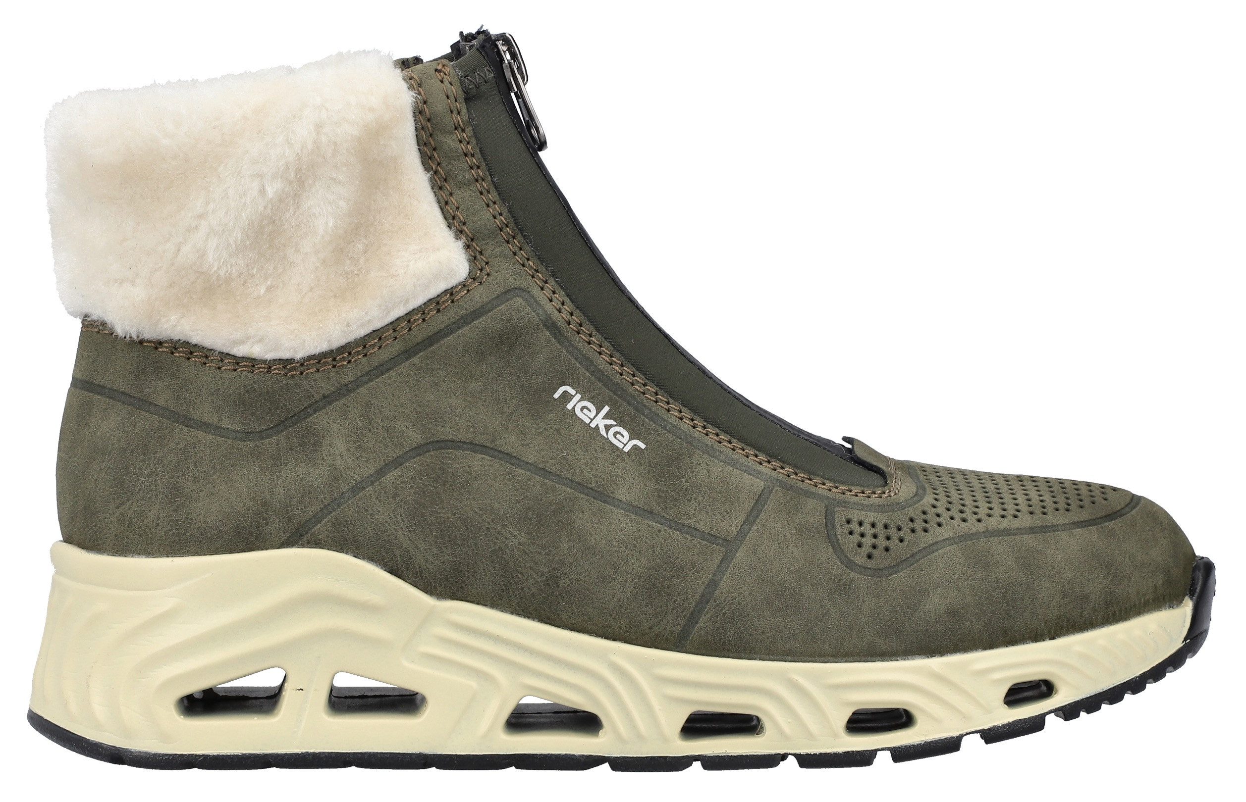 Rieker Sneakers vrijetijdsschoen, instaplaarzen met voorrits
