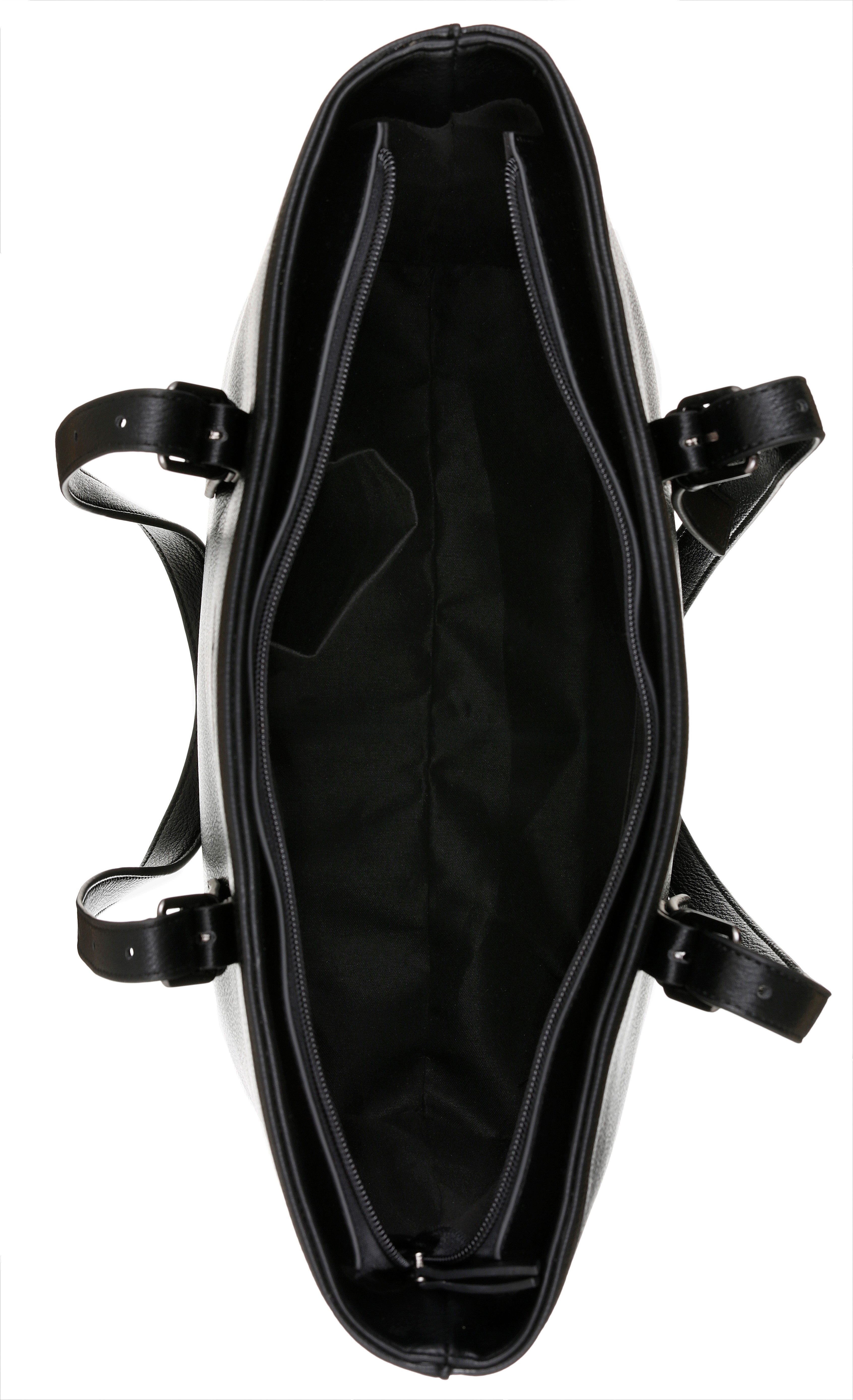 MUSTANG Shopper Big Smith Black Handtas draagtas