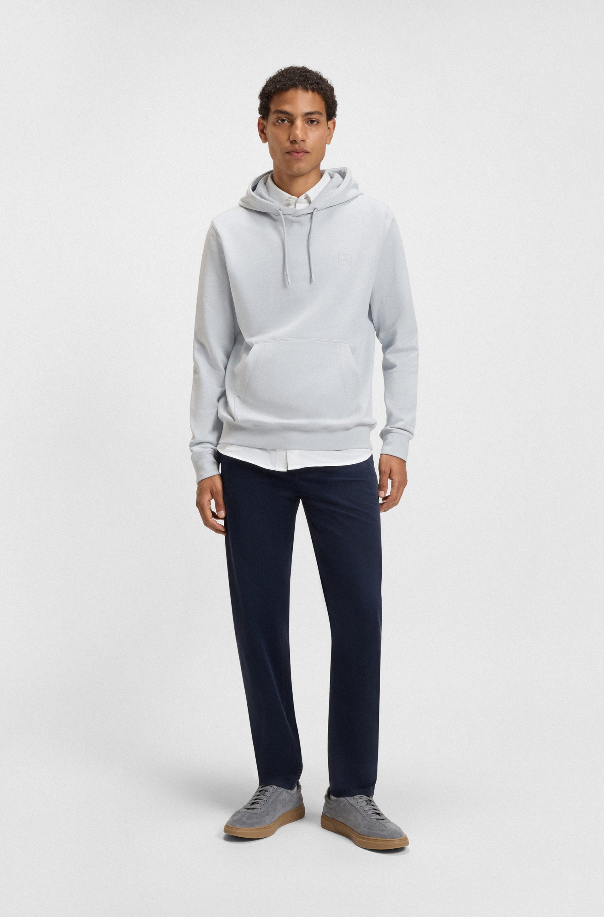 Boss Orange Hoodie Wetalk met geborduurd boss merkembleem