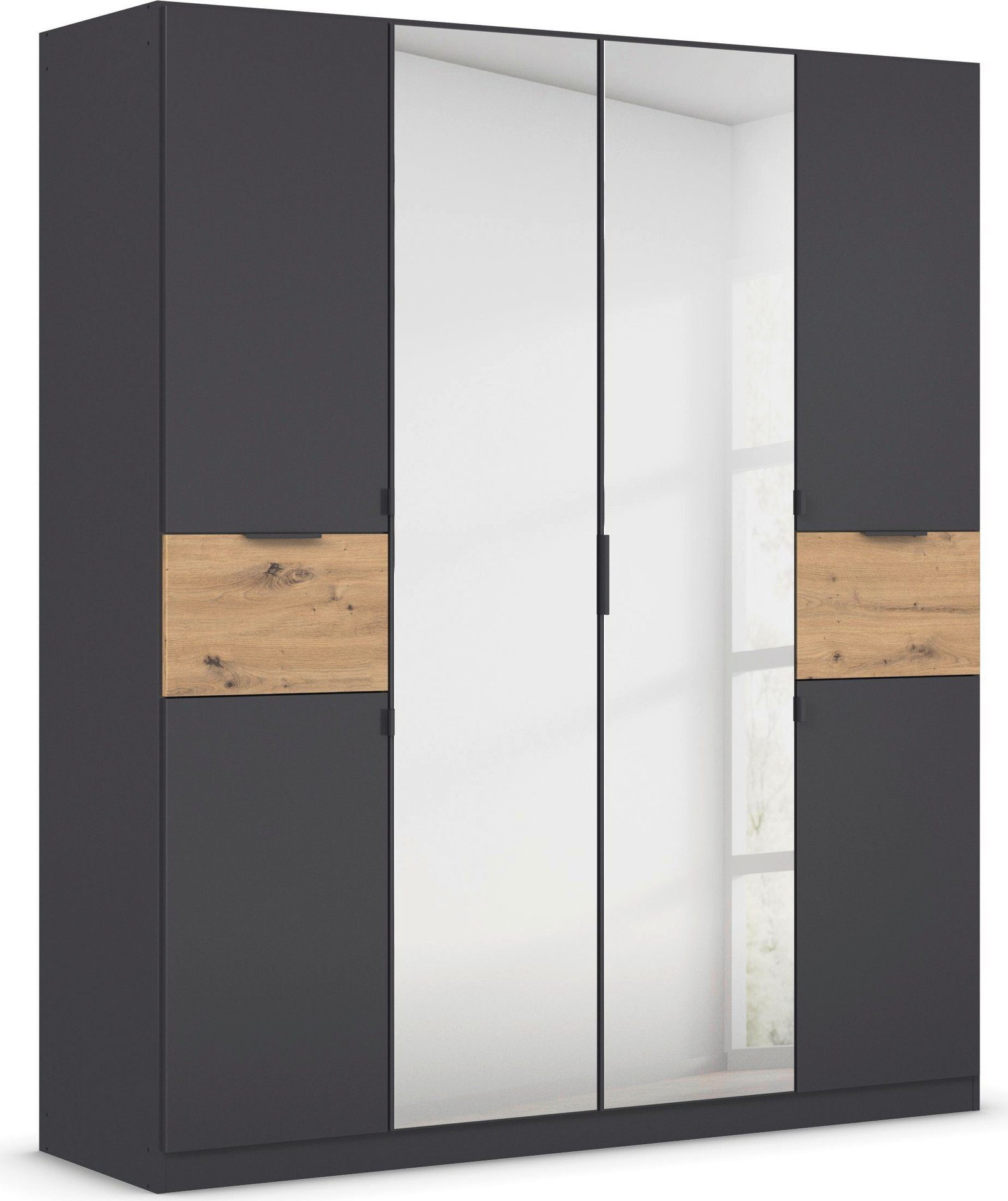rauch Draaideurkast Kledingkast kast garderobe waskast TICAO met 2 ruime lades, veel opbergruimte made in germany kledingkasten maat 181 cm x 210 cm