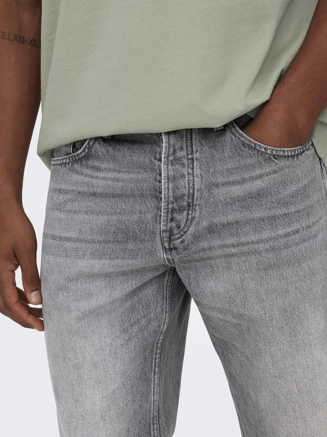 ONLY & SONS Regular fit jeans ONSEDGE STRAIGHT BROMO 0017 DOT DNM NOOS