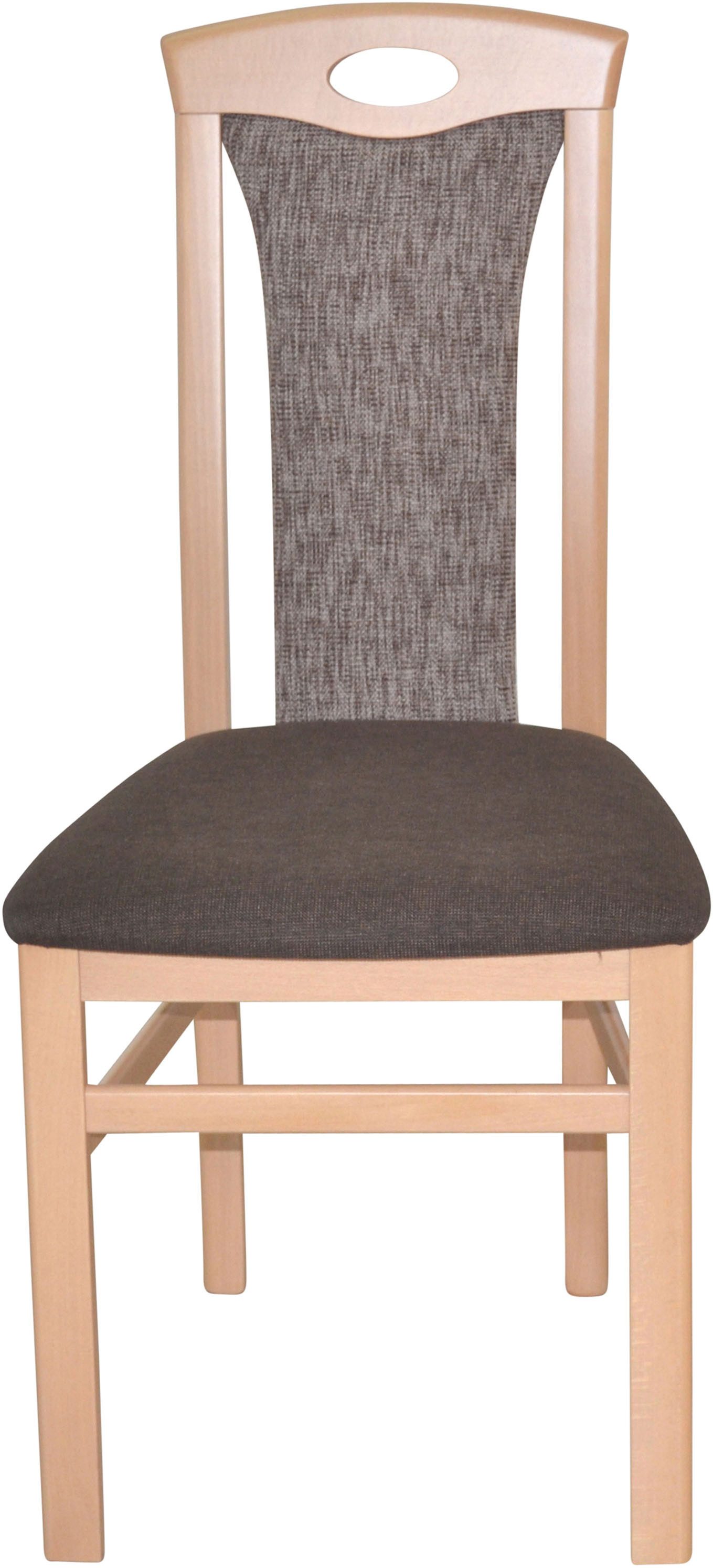 HOFMANN LIVING AND MORE Eethoek 5-delige eethoek Stoelen voorgemonteerd (voordeelset, 5-delig)