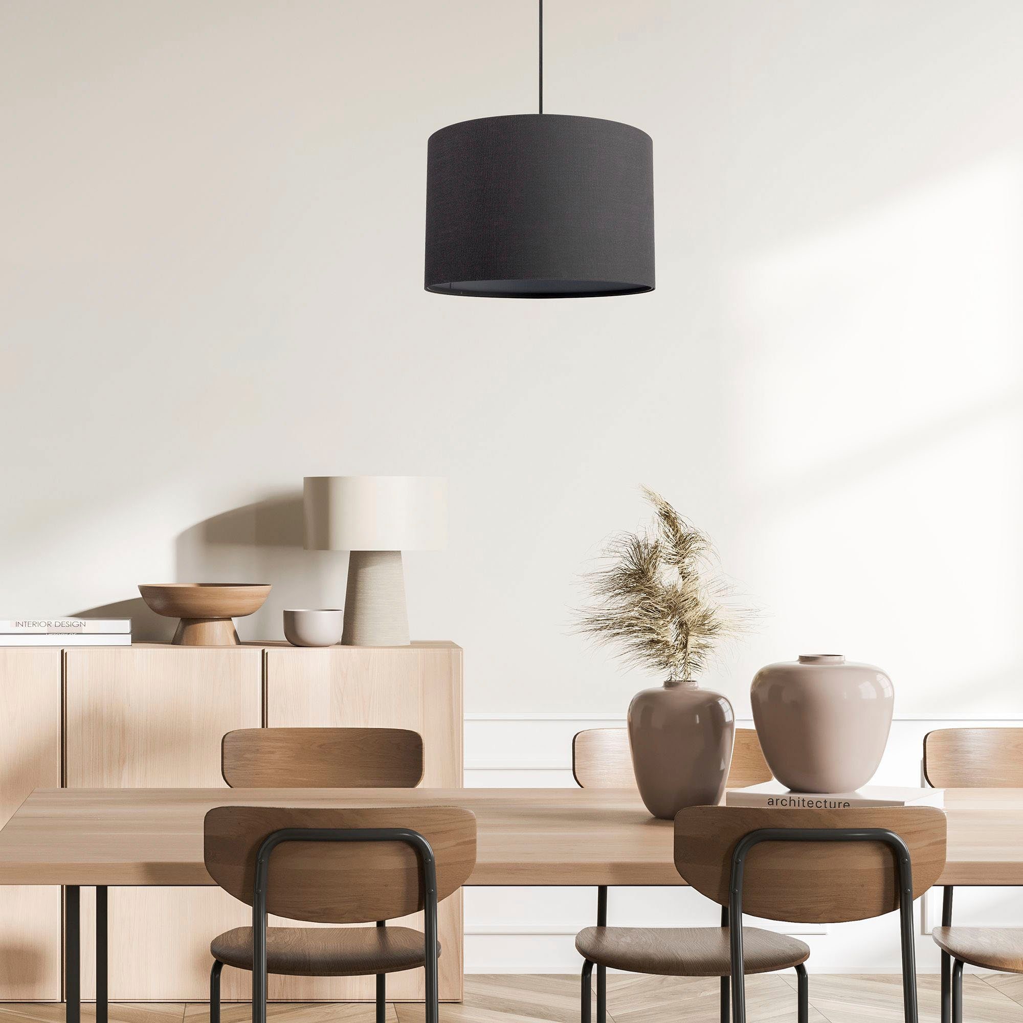 Paco Home Hanglamp Tom met compatibele dimmer en lichtbron