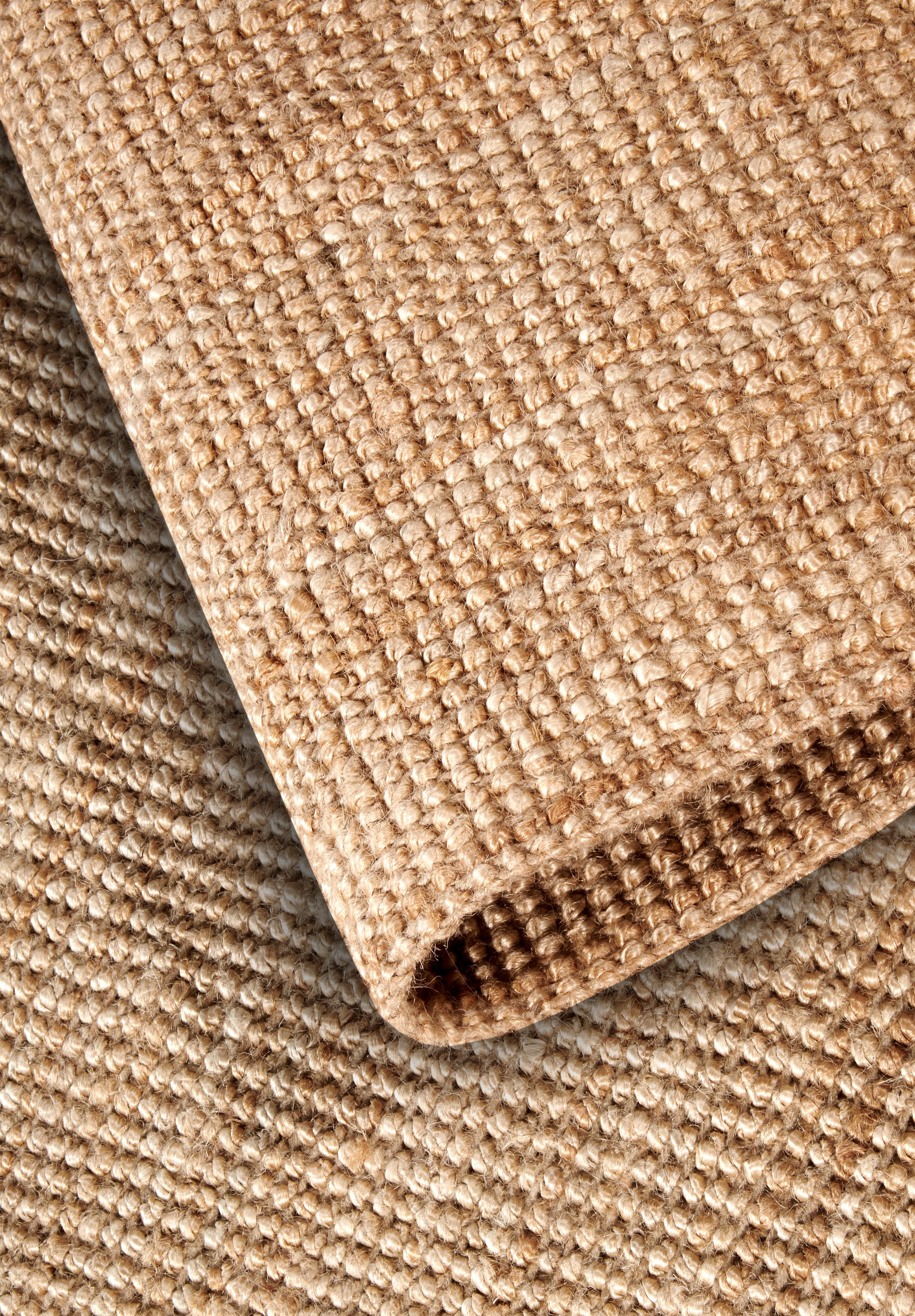 Villeroy & Boch Vloerkleed Rosalie jute tapijt Loper, 100% jute, natuurlijk, woonkamer, eetkamer, slaapkamer, GRS