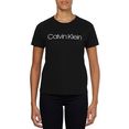 calvin klein curve shirt met ronde hals inclusive core logo t-shirt met calvin klein-logo-opschrift zwart