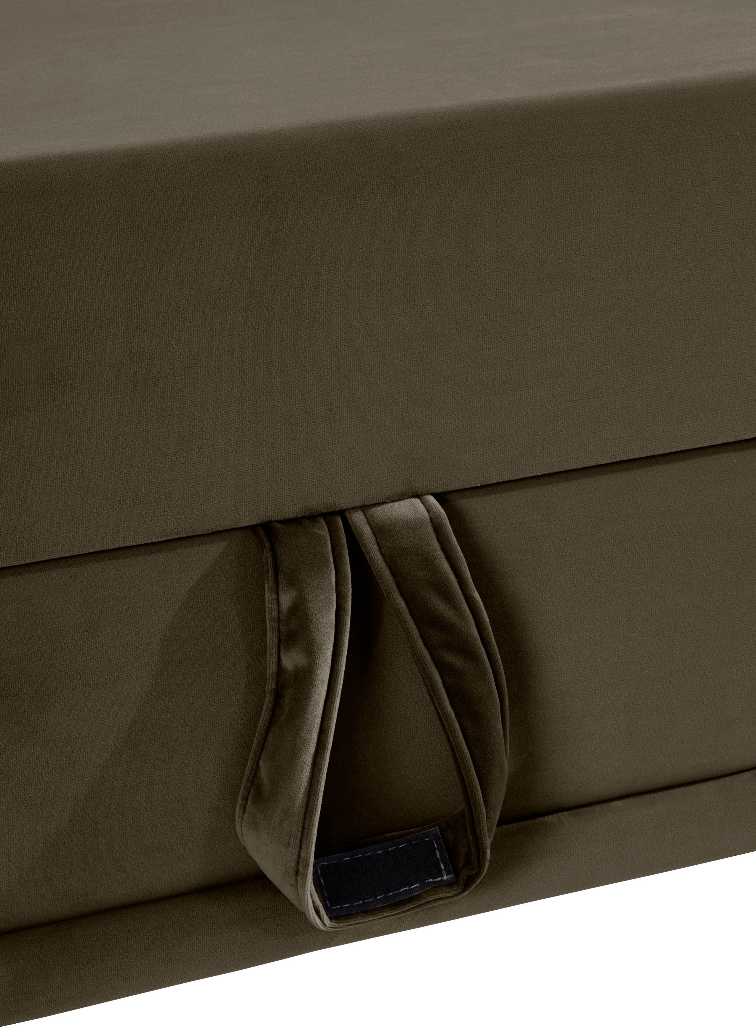 Places of Style Hoekbank Costello L-vorm, met zitdiepteverstelling, armleuningverstelling en