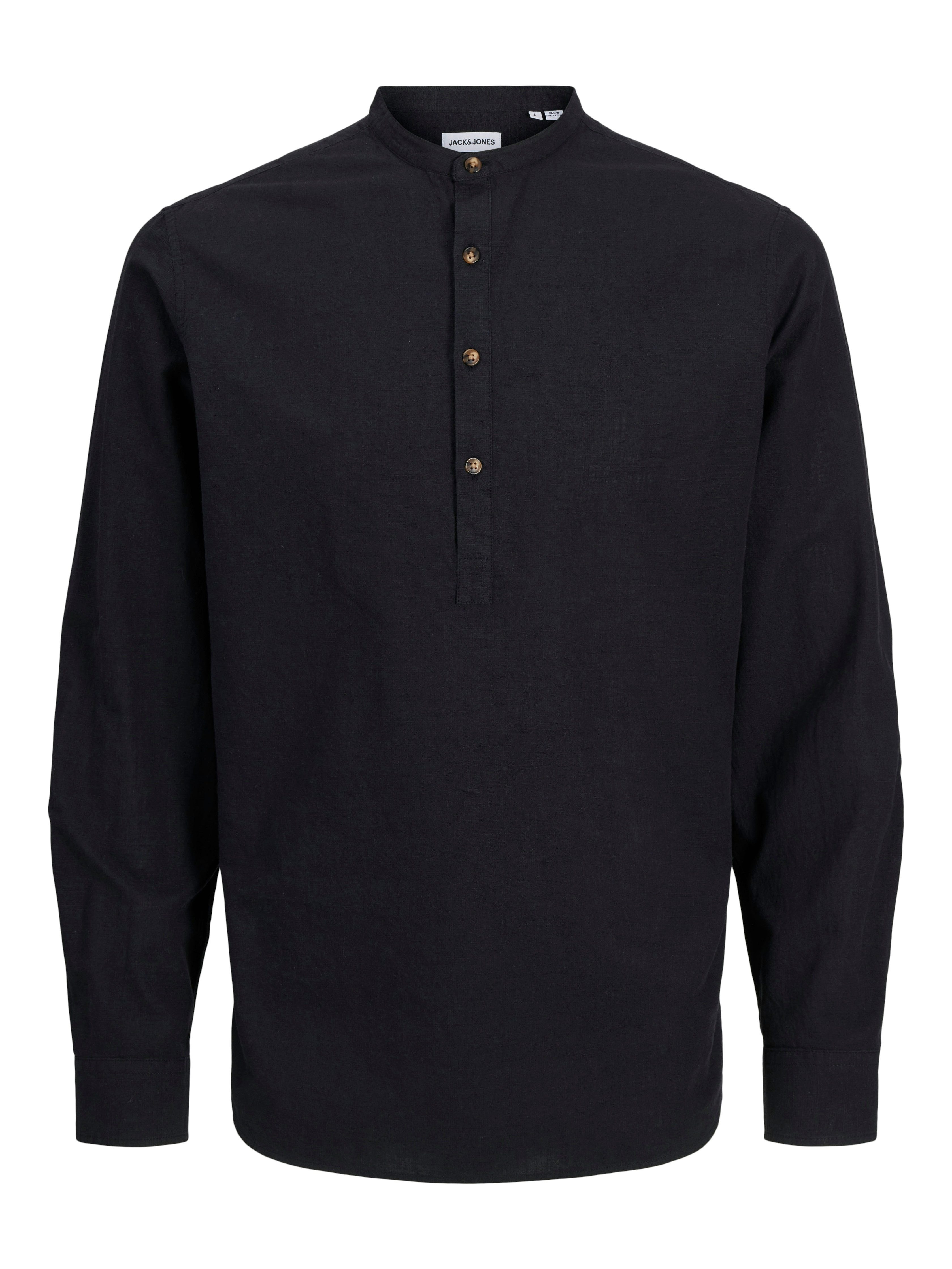 Jack & Jones Overhemd met lange mouwen JJESUMMER HALF PLACKET SHIRT LS SN