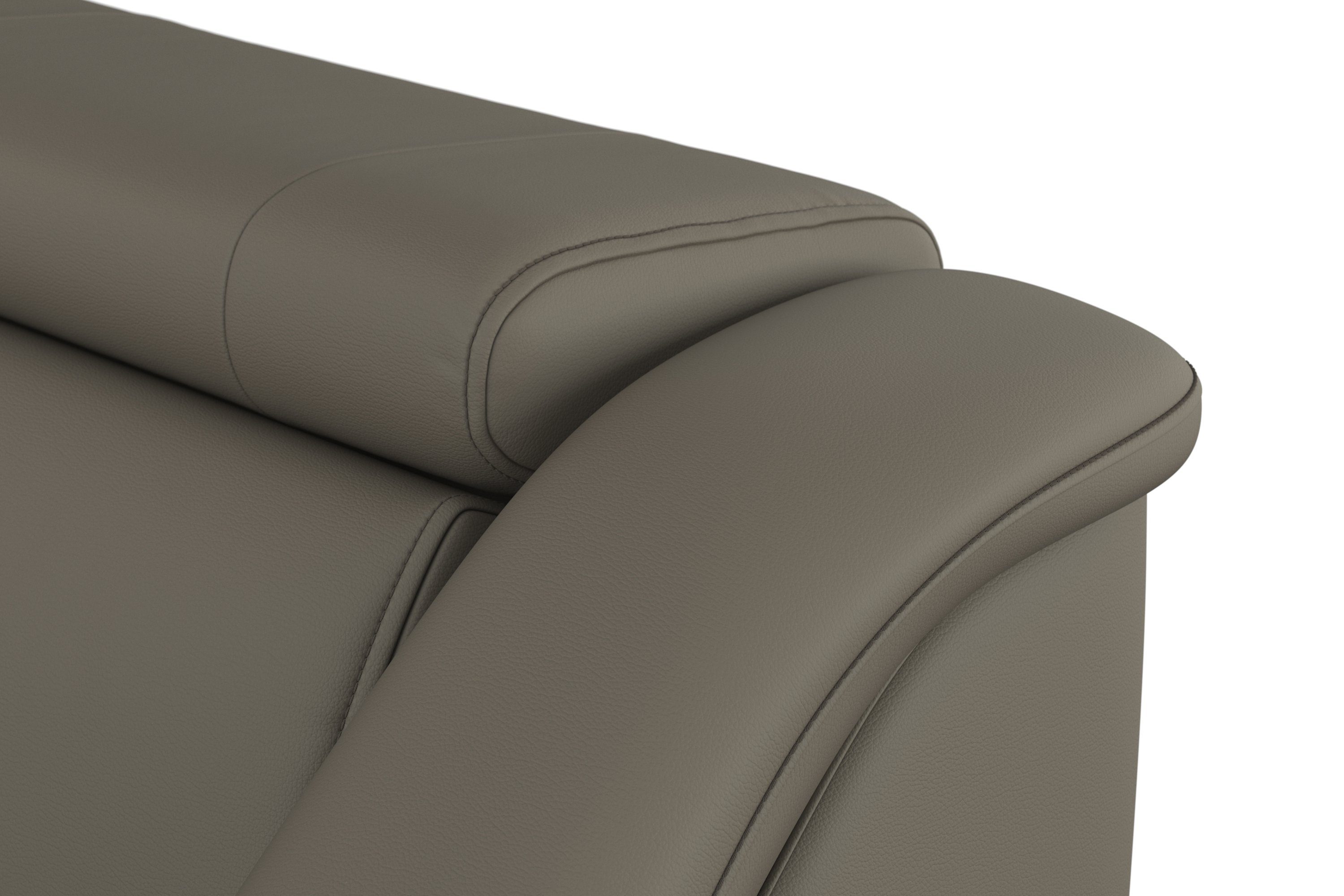 sit&more Hoekbank Freetown L-vorm met verstelbare hoofdsteun en comfortabele binnenvering