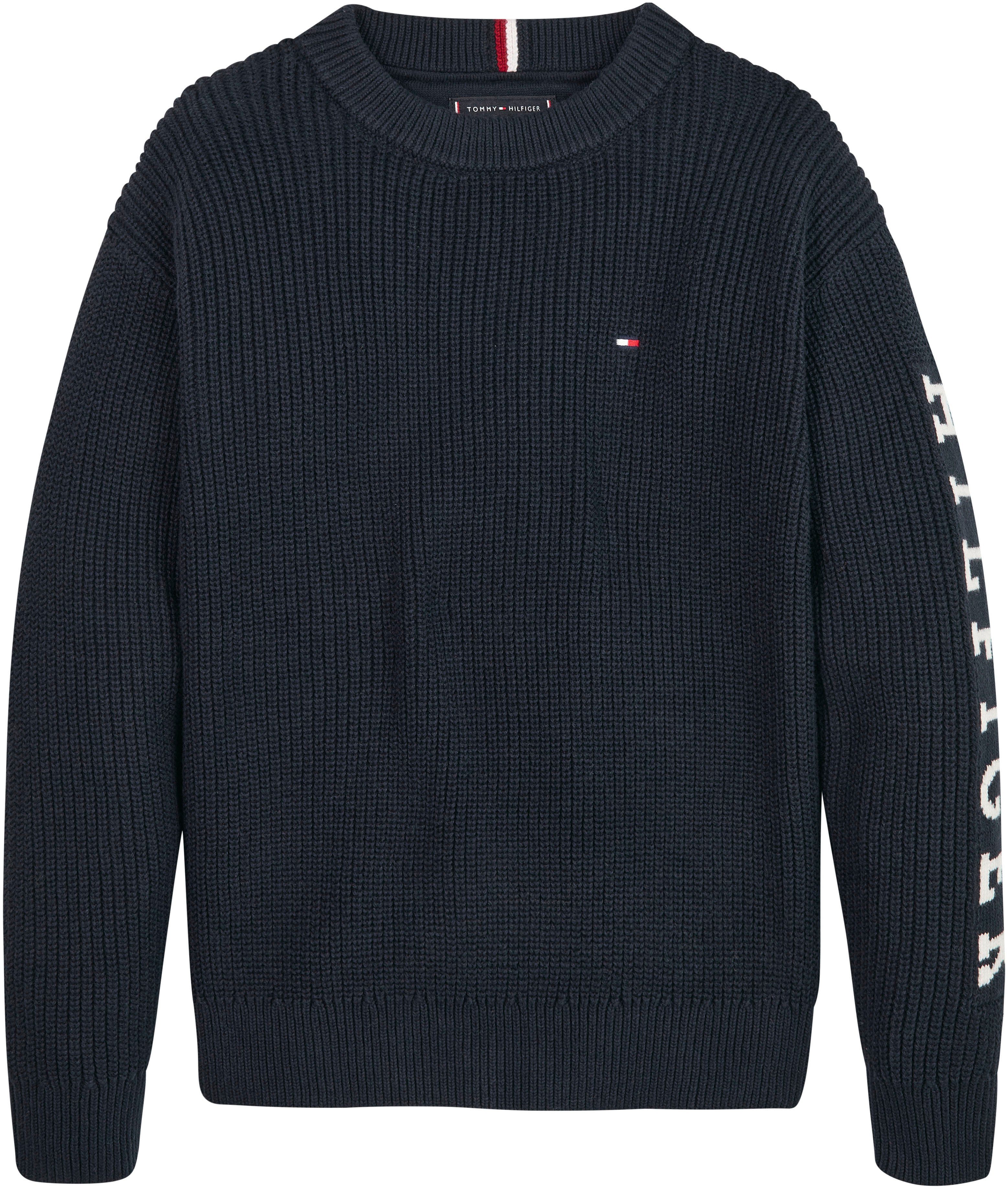 Tommy Hilfiger Gebreide trui MONOTYPE SWEATER met modieuze labels