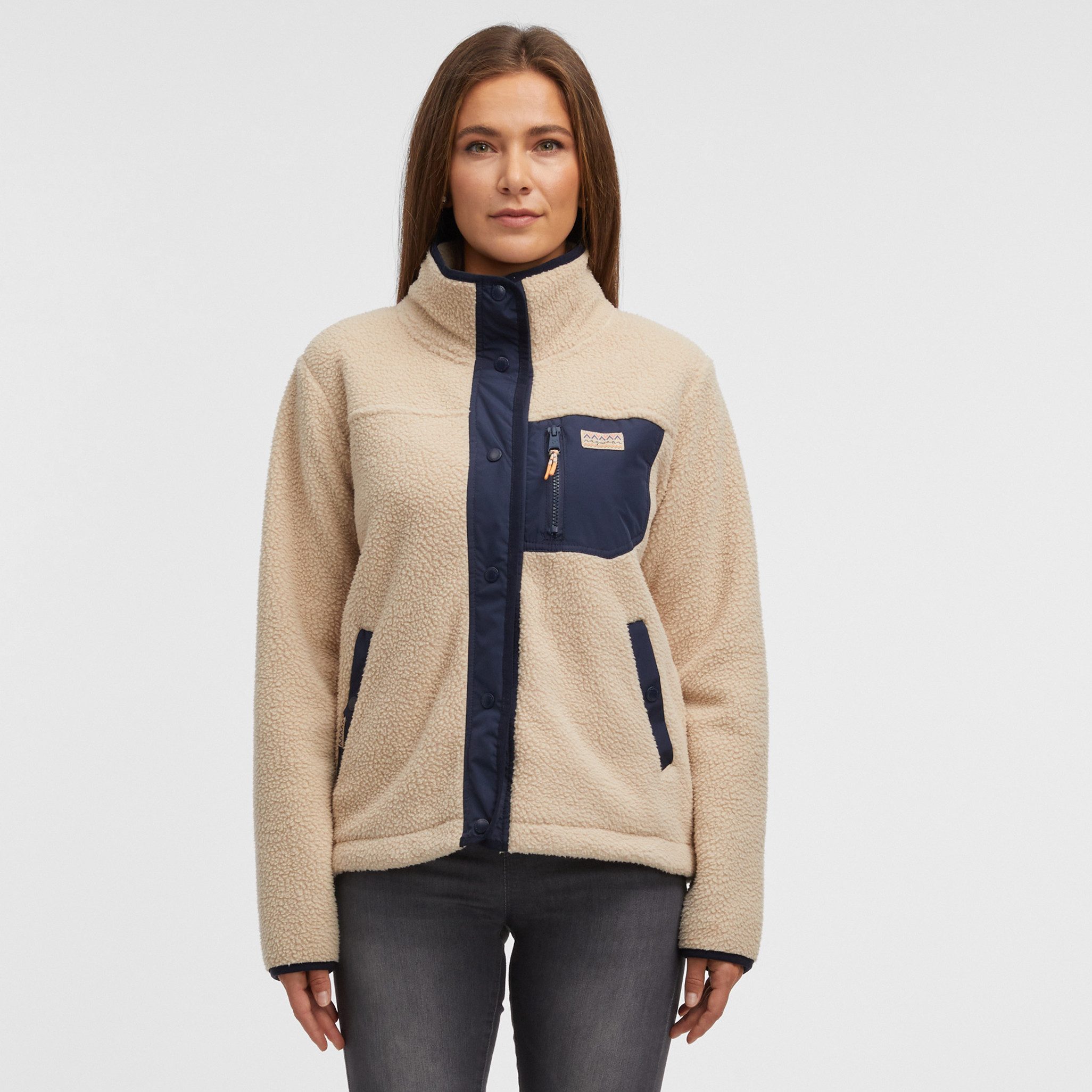 Ragwear Sweatvest APPOPIS FLEECE dames sweatvesten maat XL (42) beige