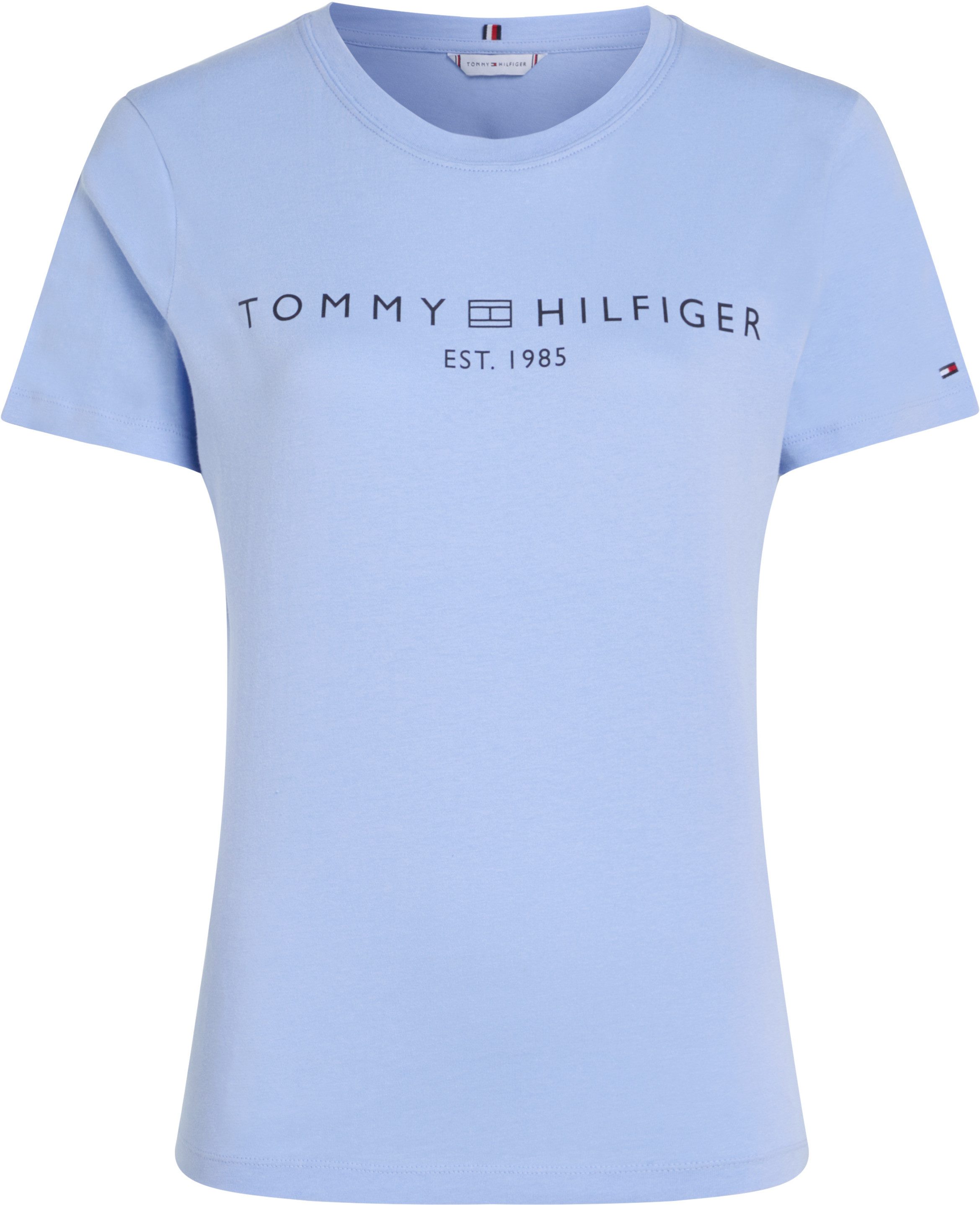 Tommy Hilfiger T-shirt REG CORP LOGO C-NK SS met een logo-opschrift