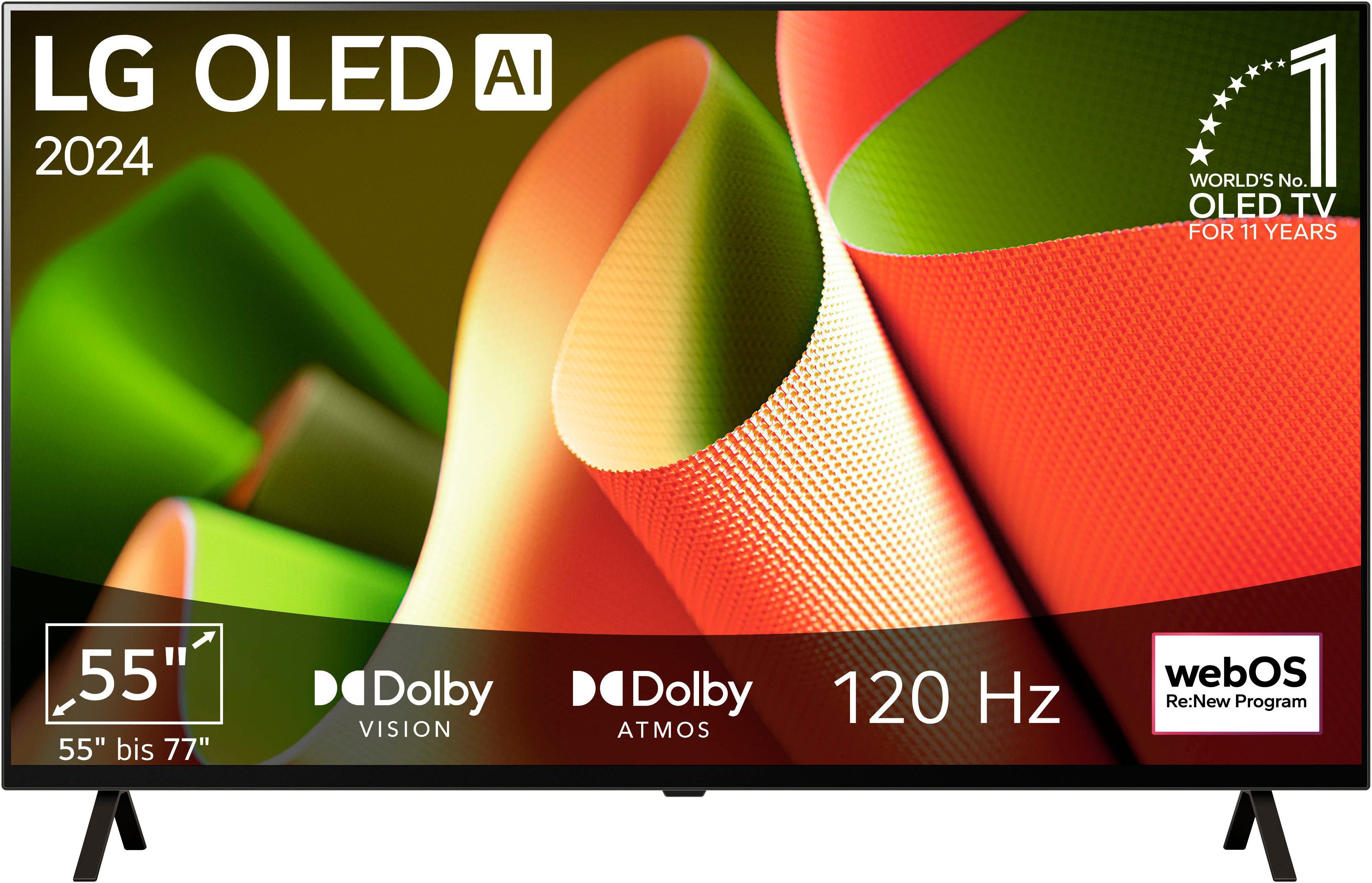 LG OLED-TV, 139 cm / 55", 4K Ultra HD, Smart TV