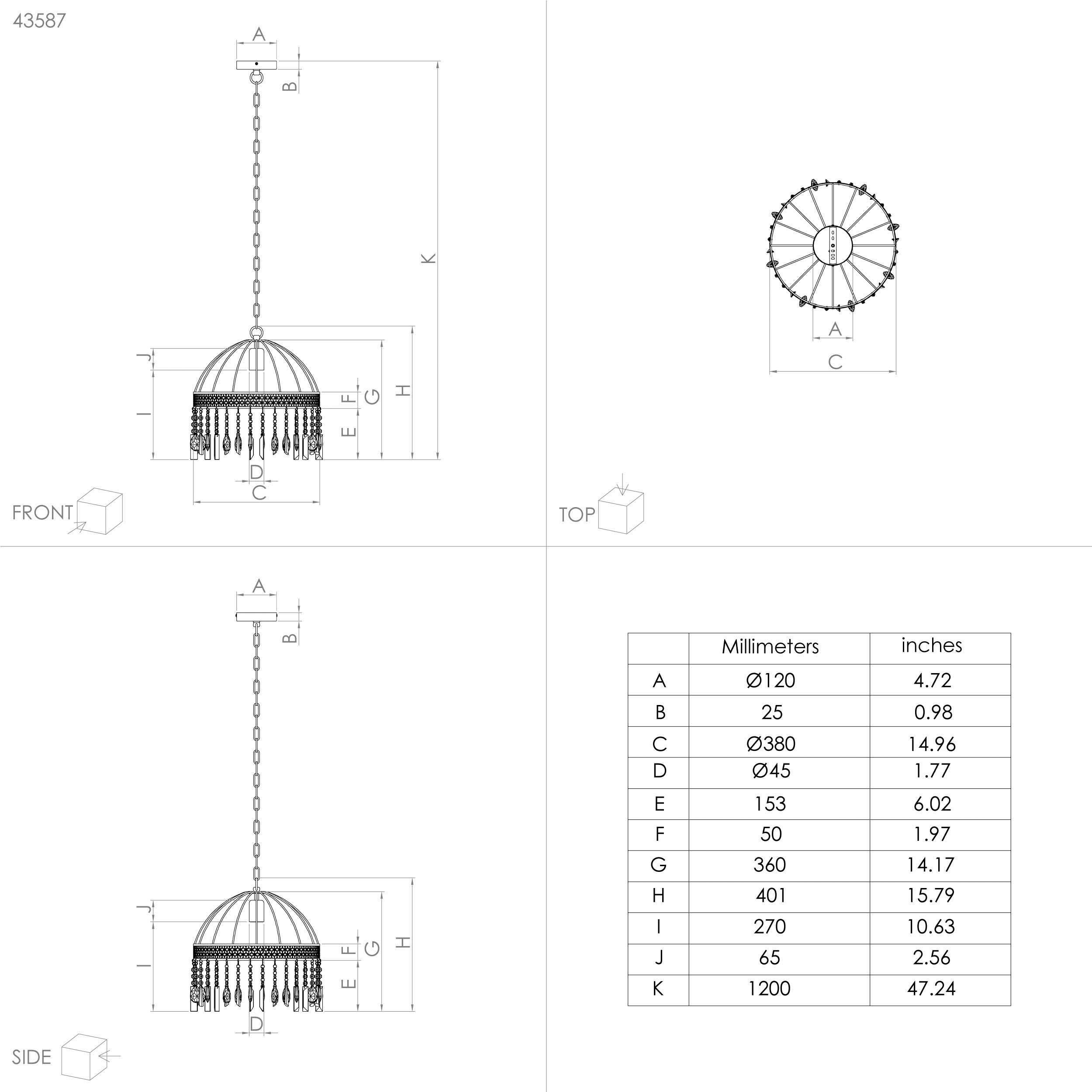 EGLO Hanglamp STEELEVILLE Hanglamp in bruin en wit van staal - excl. E27 - 1X40W (1 stuk)